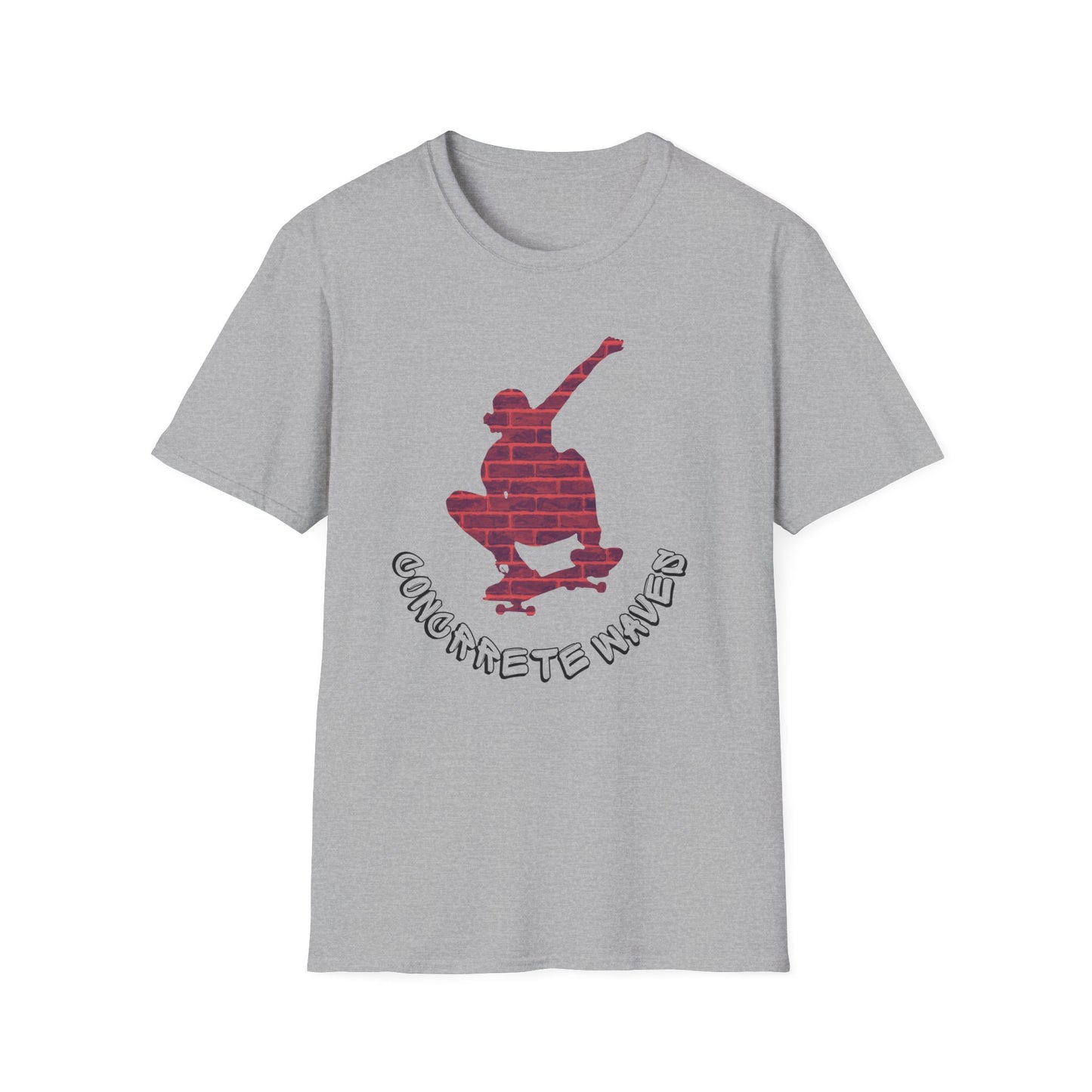 concrete jungle skatewear T-shirt-gray