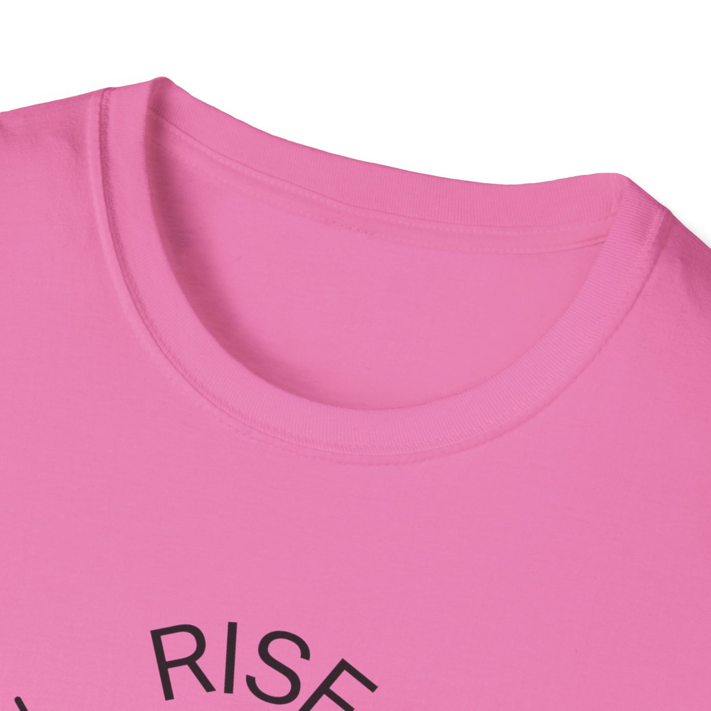 Rise Above Unisex Softstyle T-Shirt - Empowering Graphic Tee