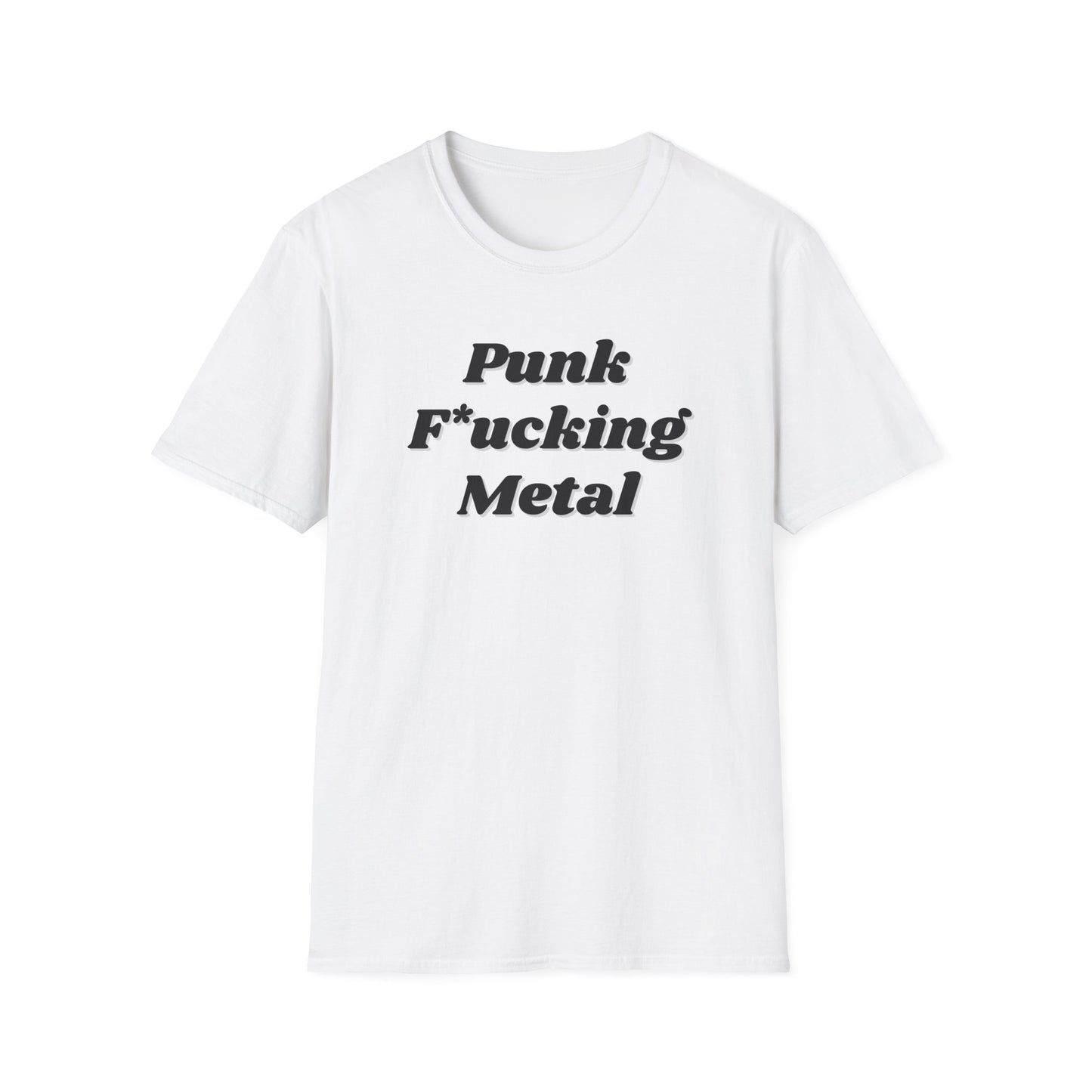 Punk F*cking Metal T-Shirt-white