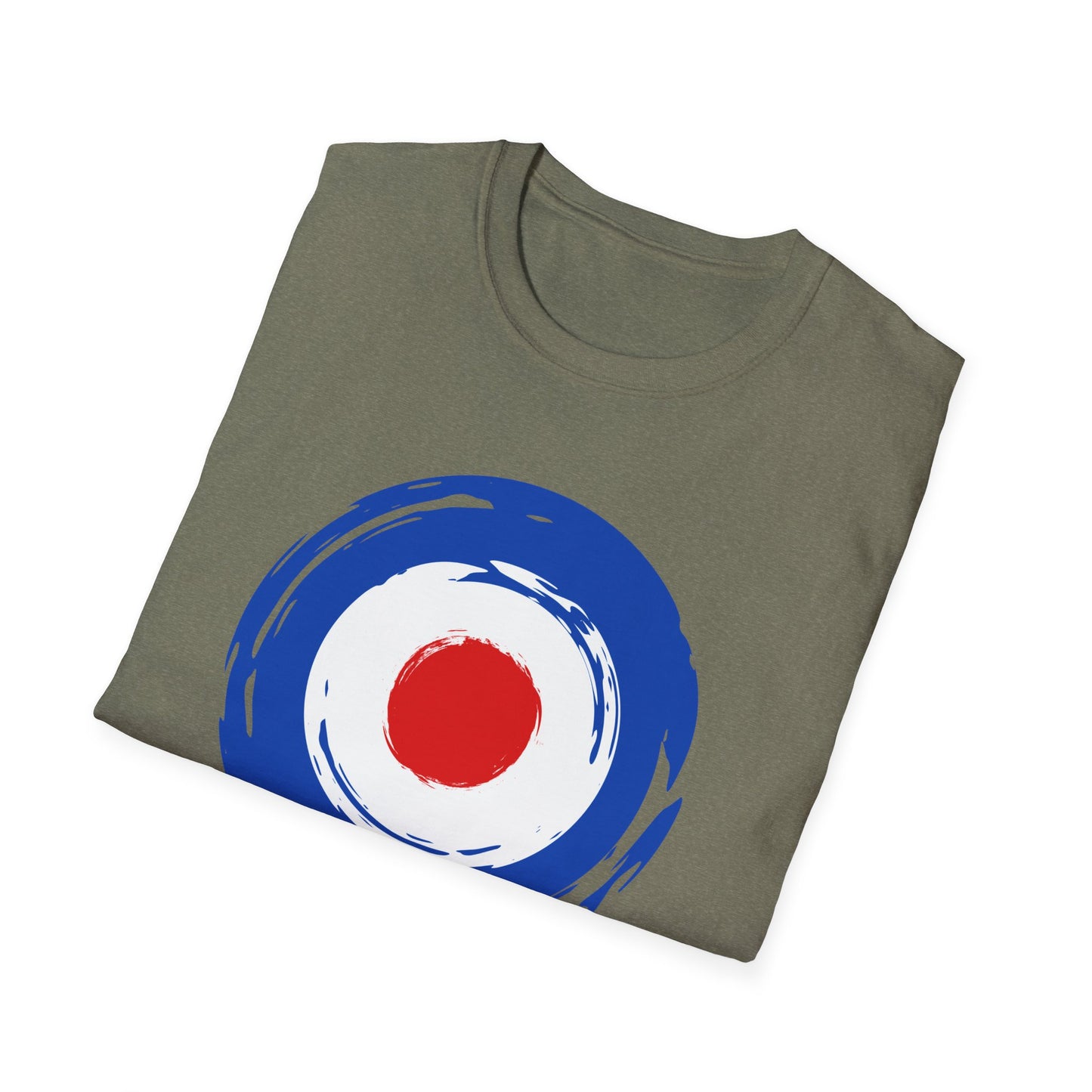 Mod Retro Target Graphic Unisex Softstyle T-Shirt - Design for the Mod Music lover