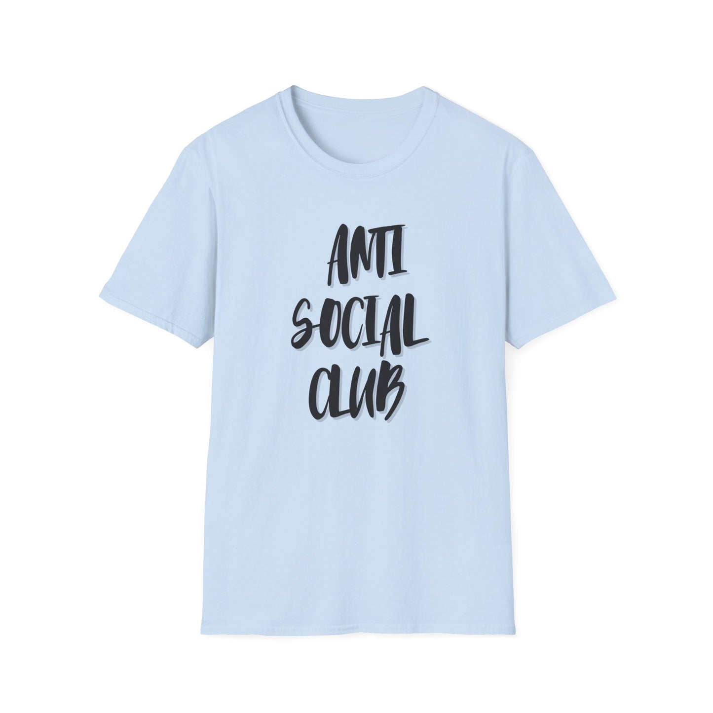 Anti Social Club-T-shirt-light blue