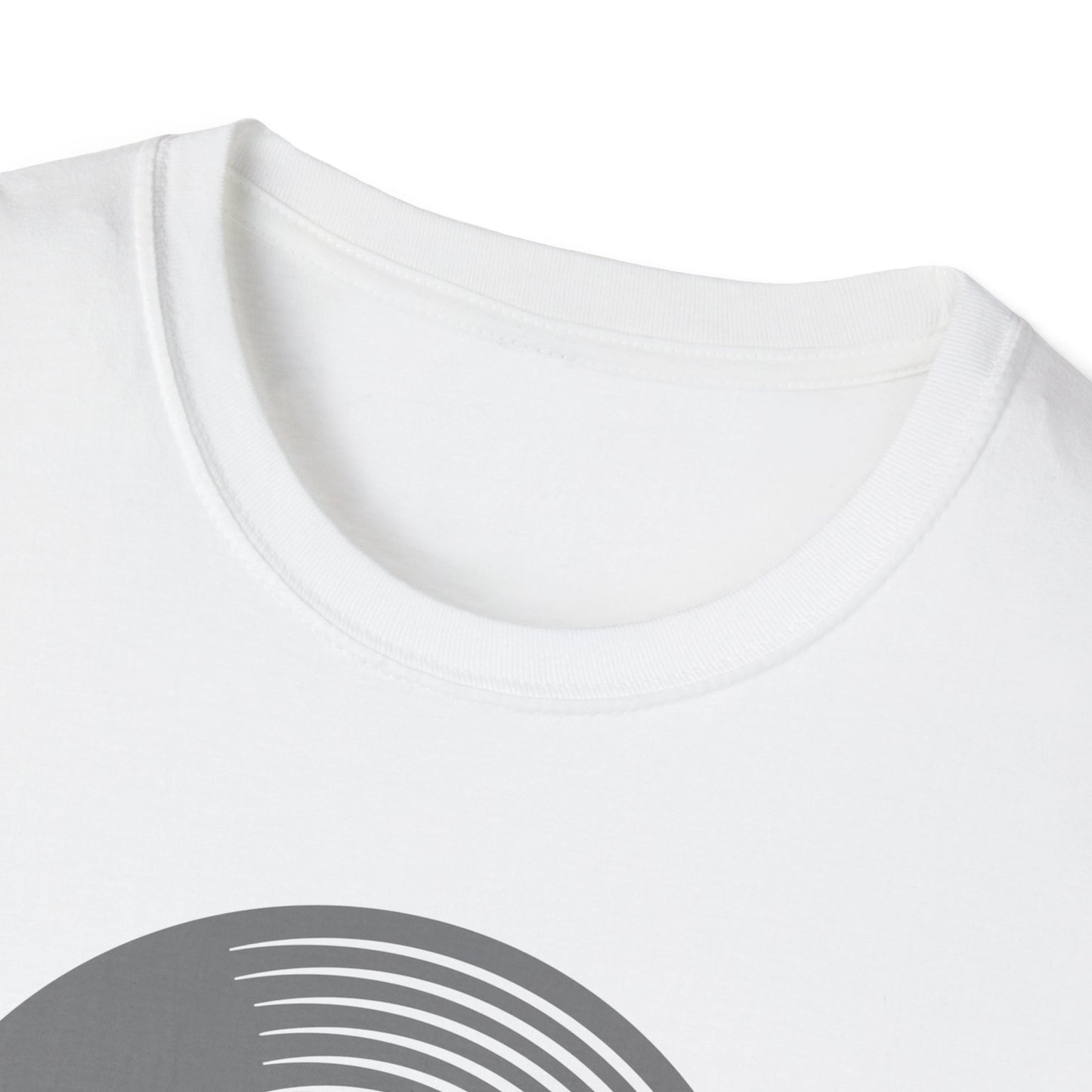 Spin The Black Circle Unisex Softstyle T-Shirt - Graphic Tee for Vinyl Enthusiasts