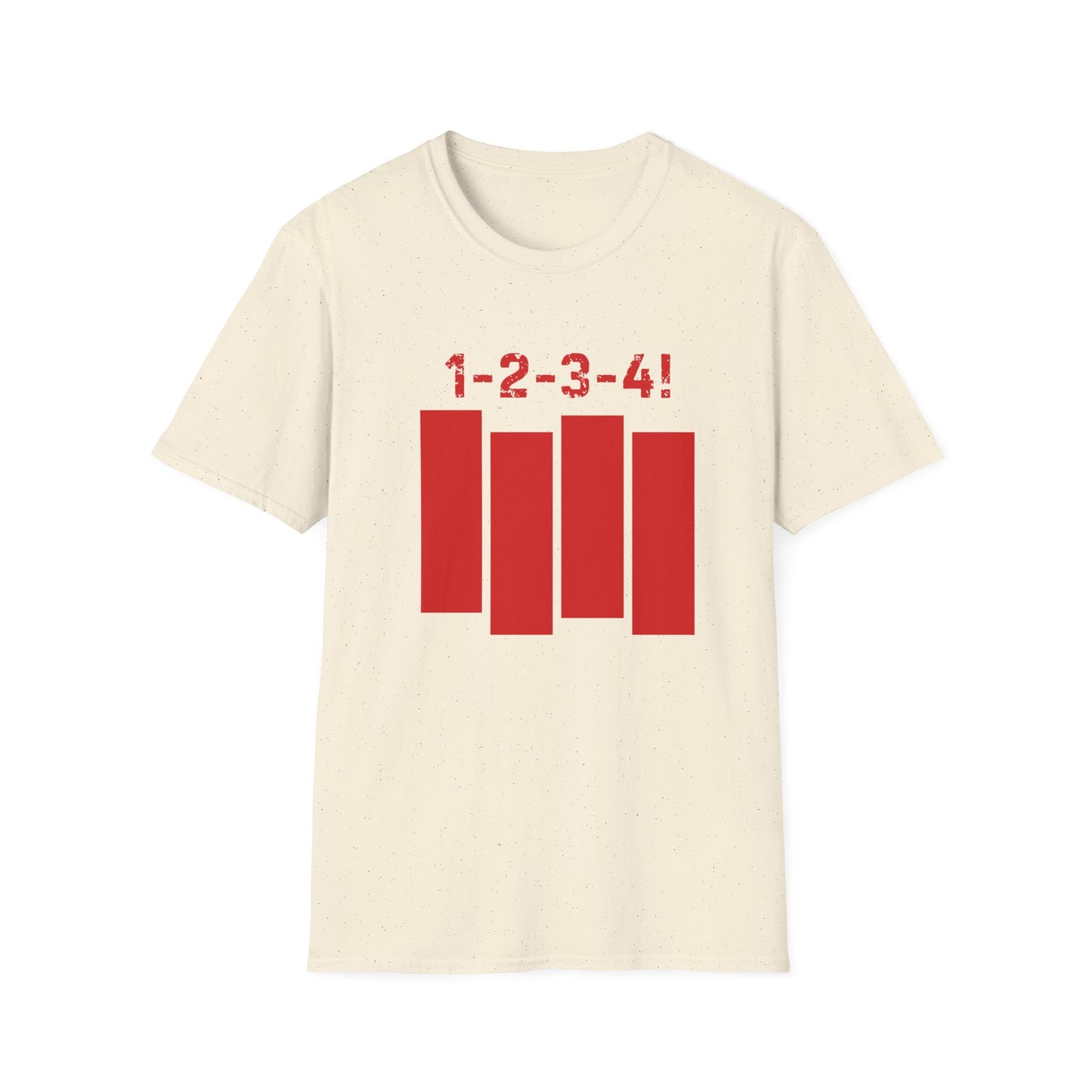 1-2-3-4 punk rock T-shirt