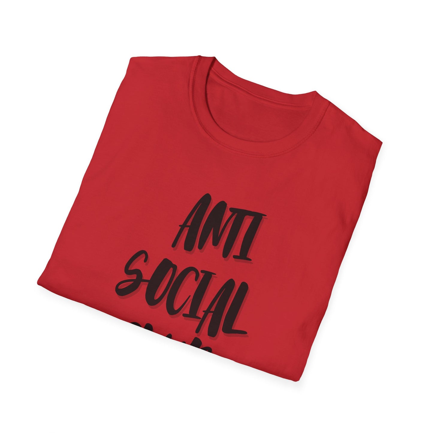 Anti Social Club Unisex T-Shirt | Trendy Casual Wear for Introverts