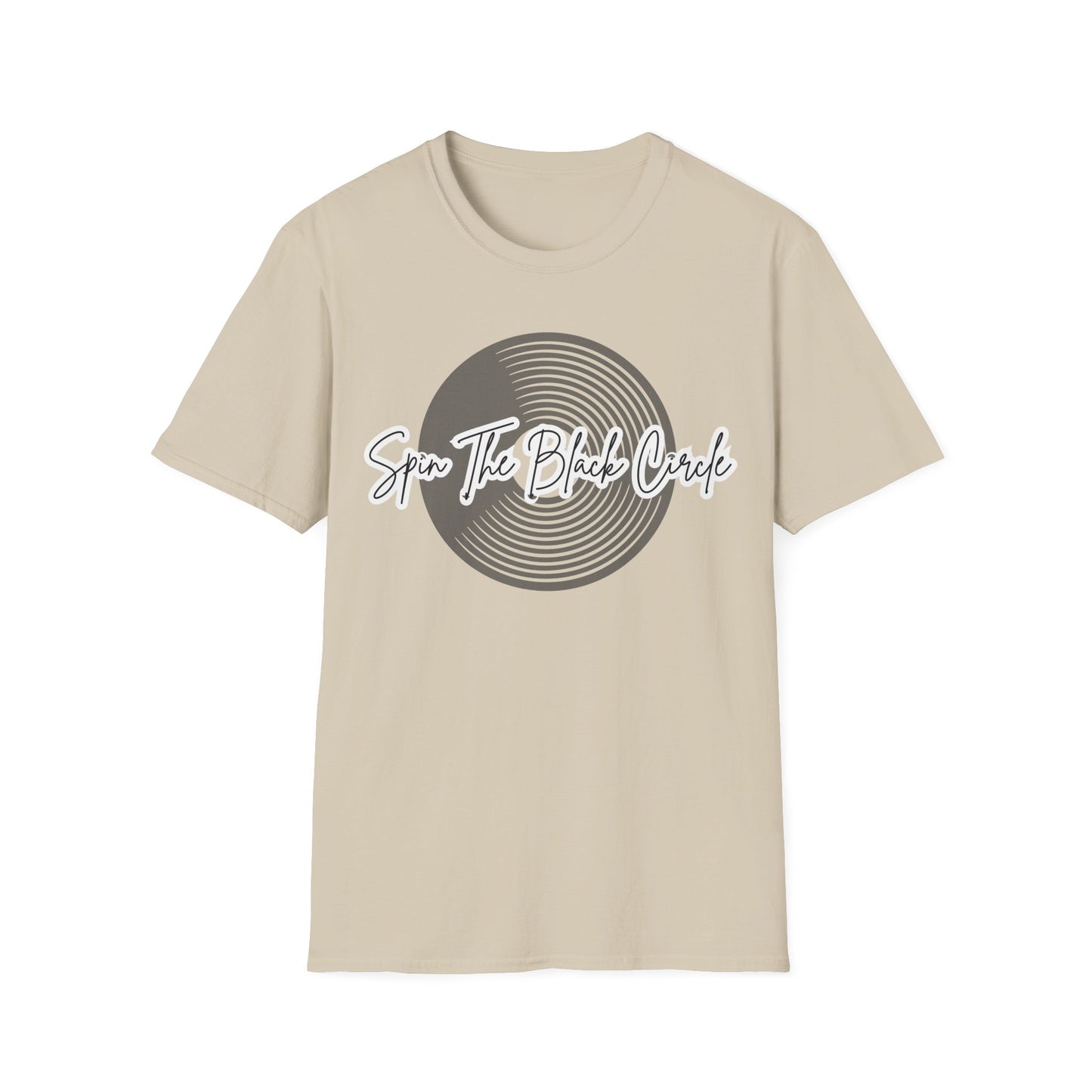 Spin The Black Circle -Softstyle T-Shirt for the Vinyl Enthusiast