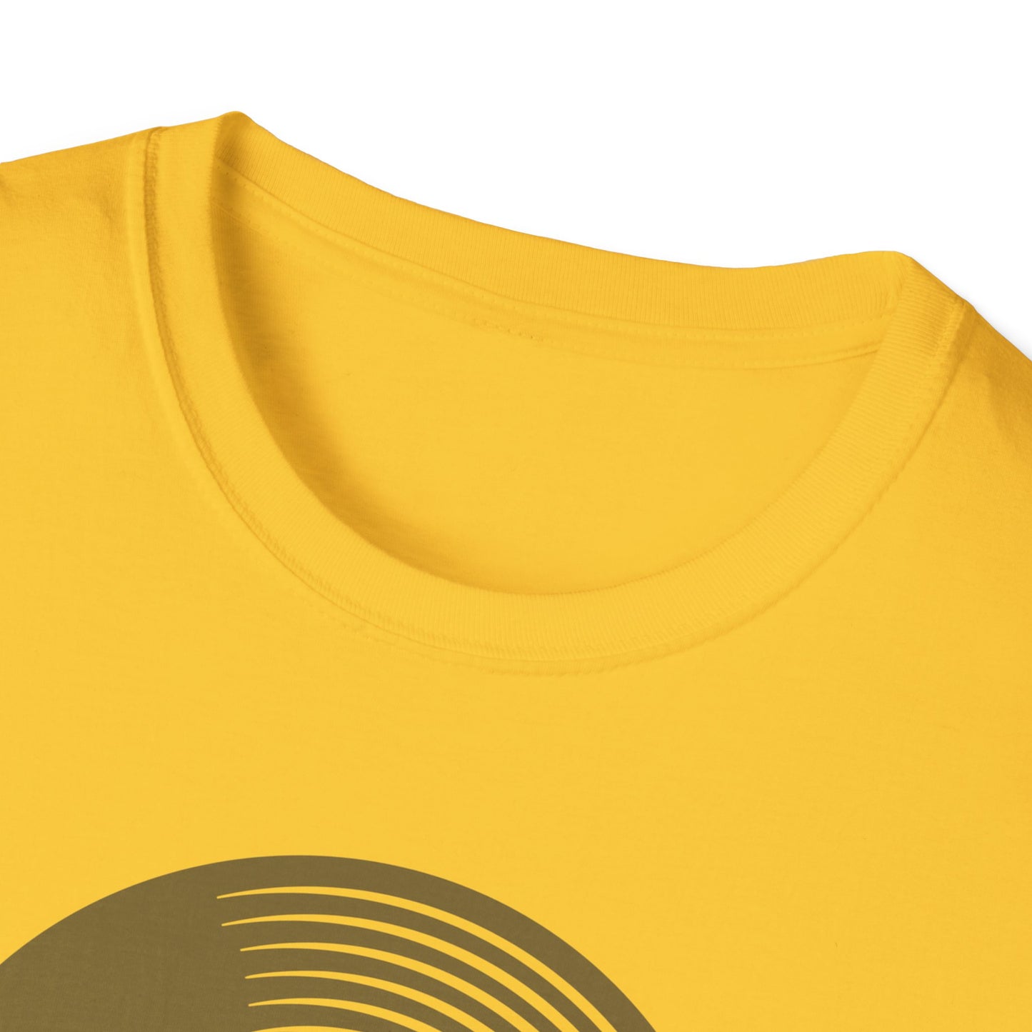 Spin The Black Circle Unisex Softstyle T-Shirt - Graphic Tee for Vinyl Enthusiasts