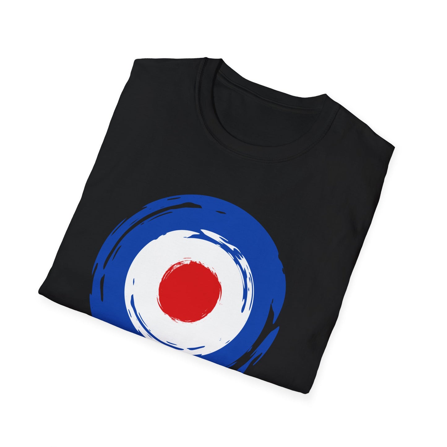 Mod Retro Target Graphic Unisex Softstyle T-Shirt - Design for the Mod Music lover