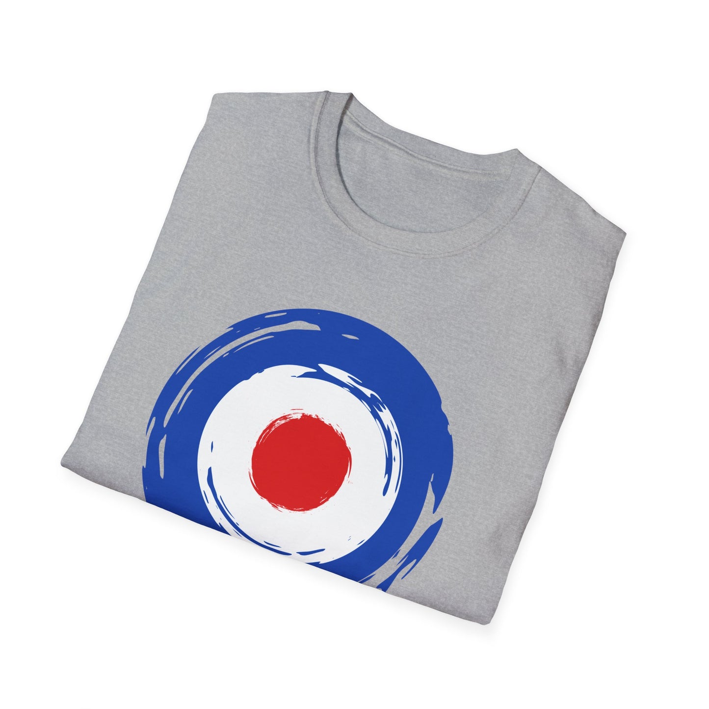 Mod Retro Target Graphic Unisex Softstyle T-Shirt - Design for the Mod Music lover