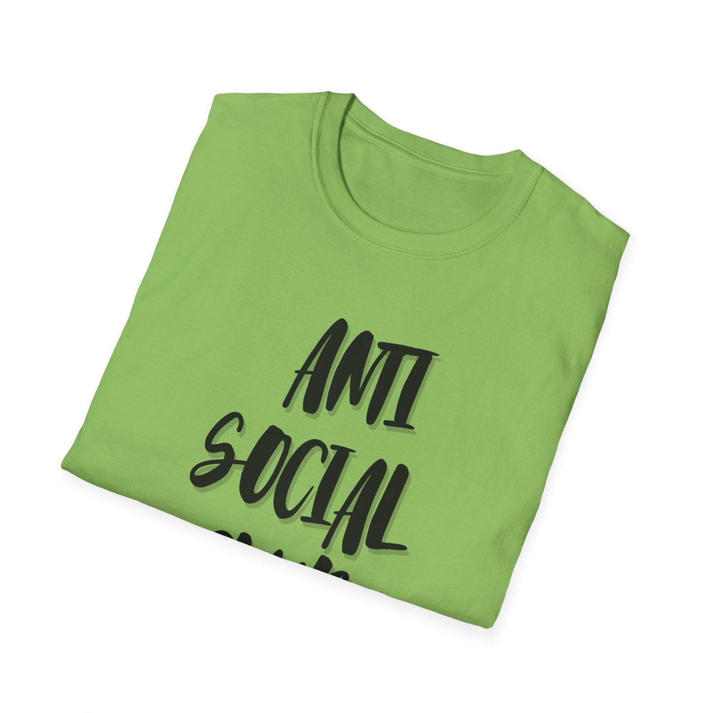 Anti Social Club Unisex T-Shirt | Trendy Casual Wear for Introverts