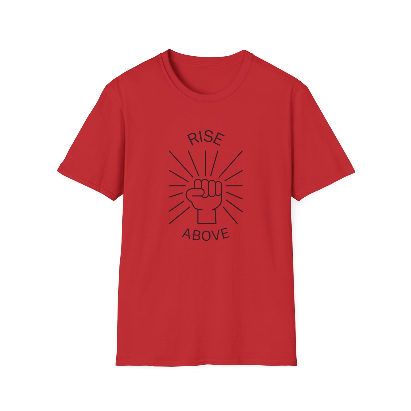 rise above-T-shirt-red