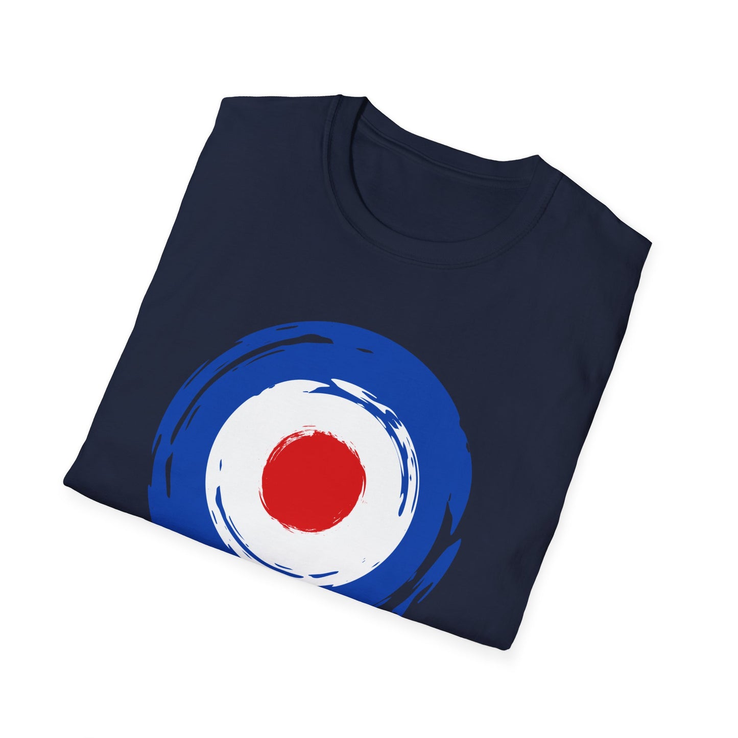 Mod Retro Target Graphic Unisex Softstyle T-Shirt - Design for the Mod Music lover