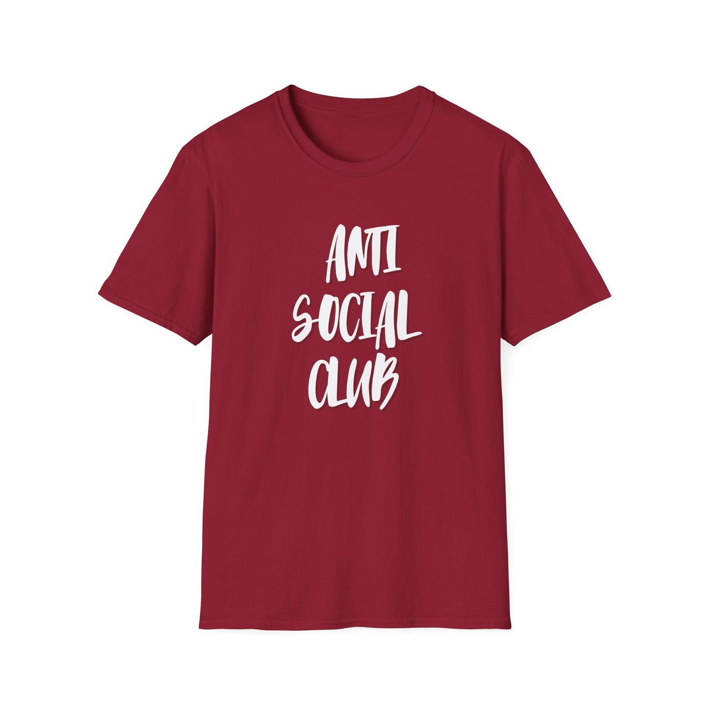 Anti Social Club-T-shirt-red