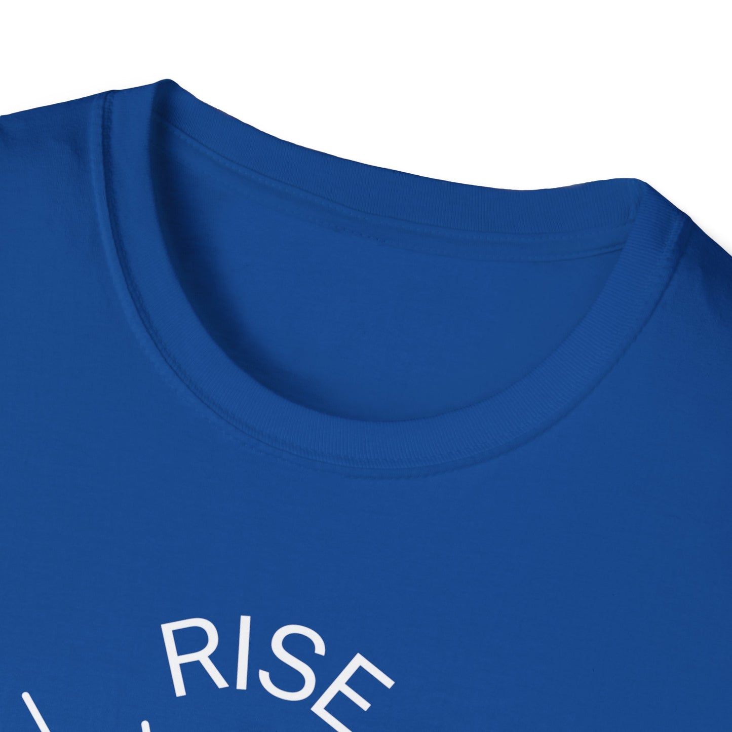Rise Above Unisex Softstyle T-Shirt - Empowering Graphic Tee