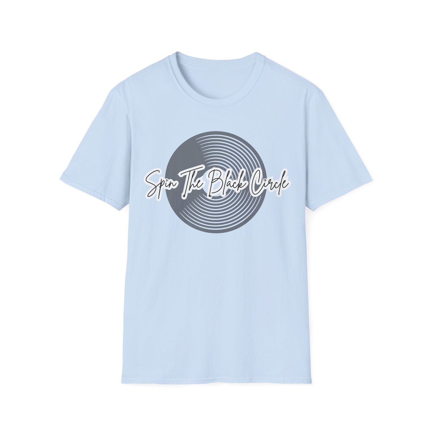 Spin The Black Circle -Softstyle T-Shirt for the Vinyl Enthusiast