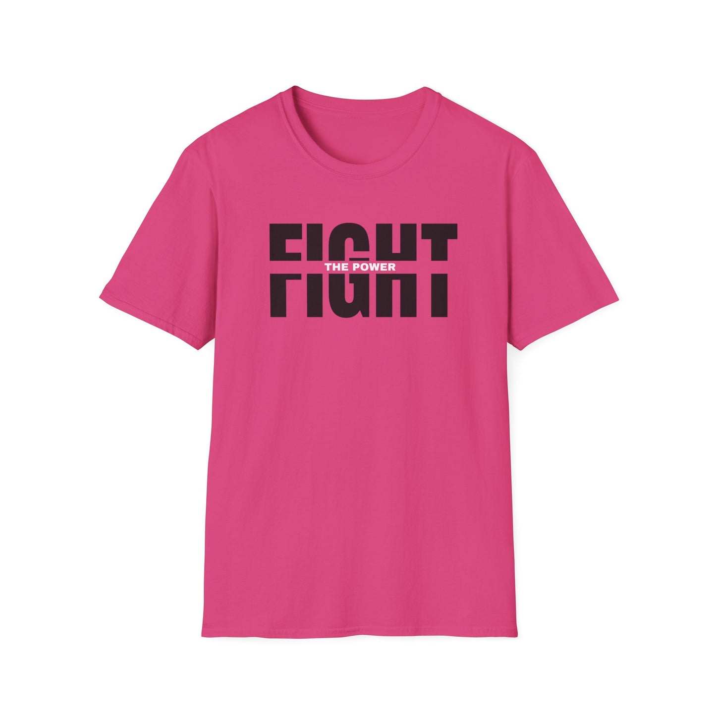 fight the pwer t-shirt-pink