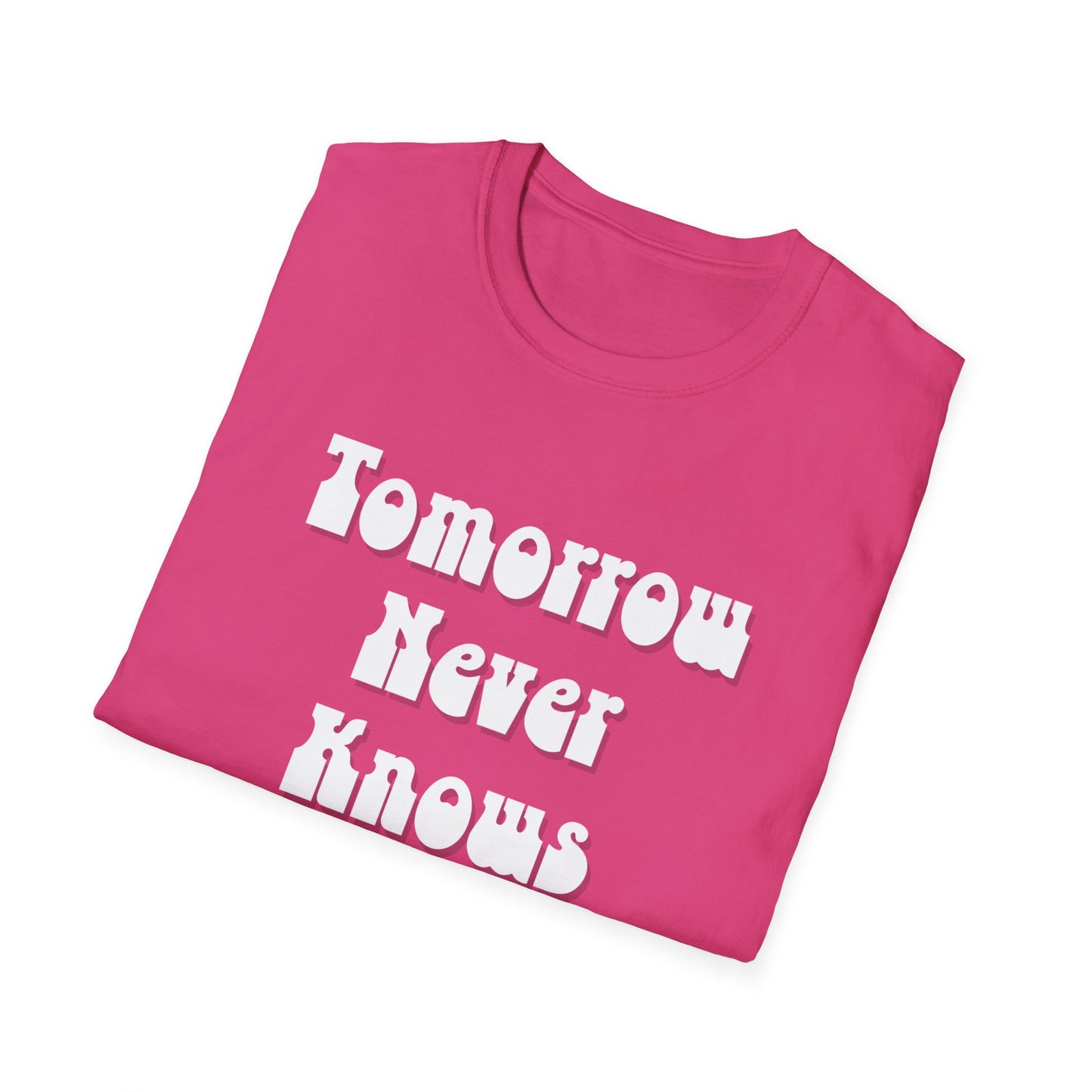 Tomorrow Never Knows Unisex Softstyle T-Shirt - Psychedelic Inspired Tee