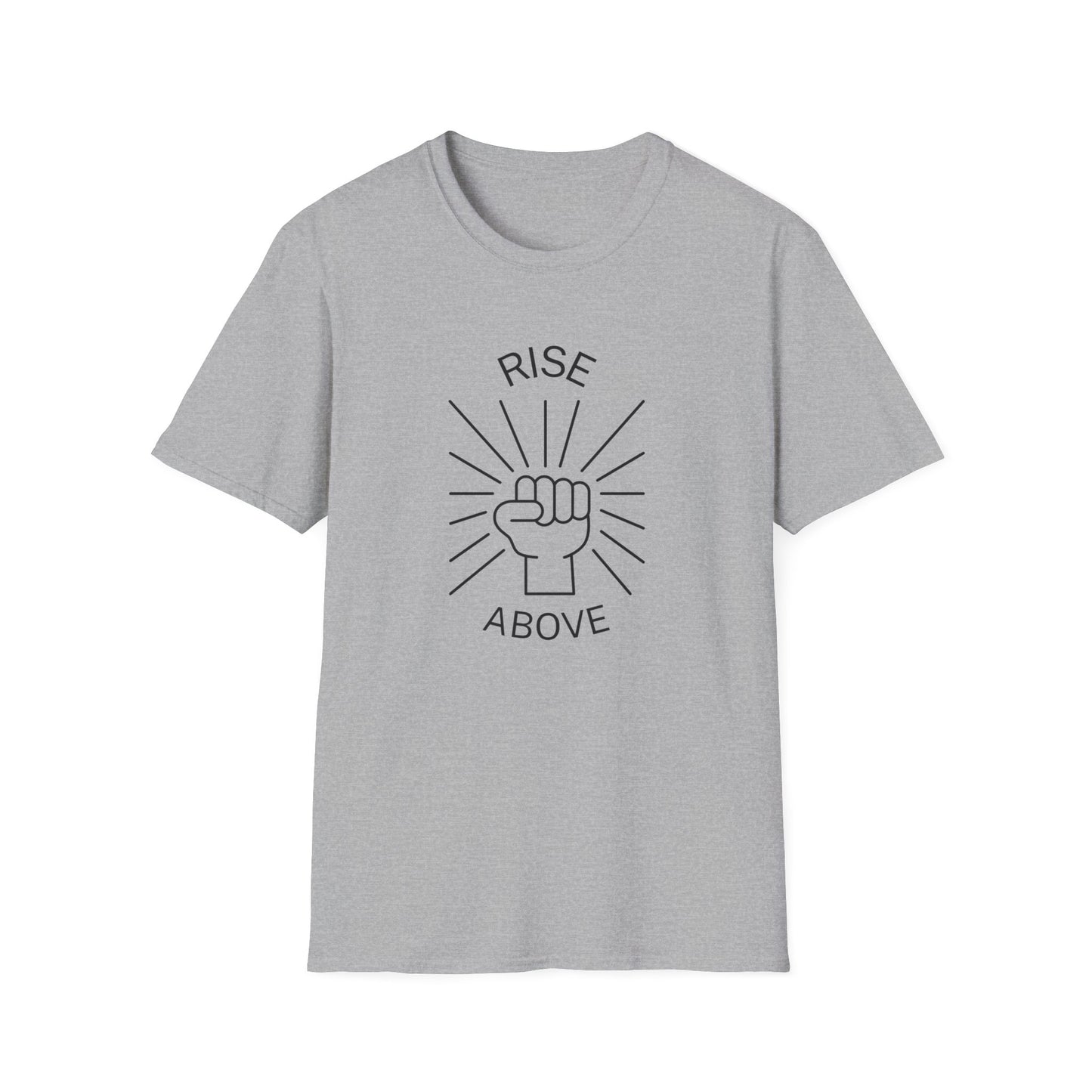 rise above-T-shirt-gray