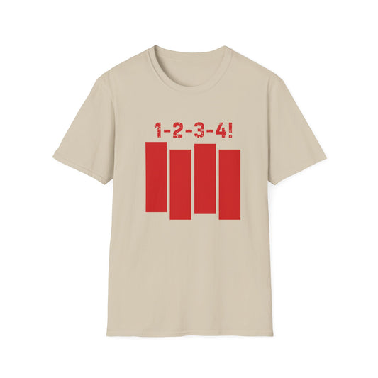 1-2-3-4 punk rock T-shirt