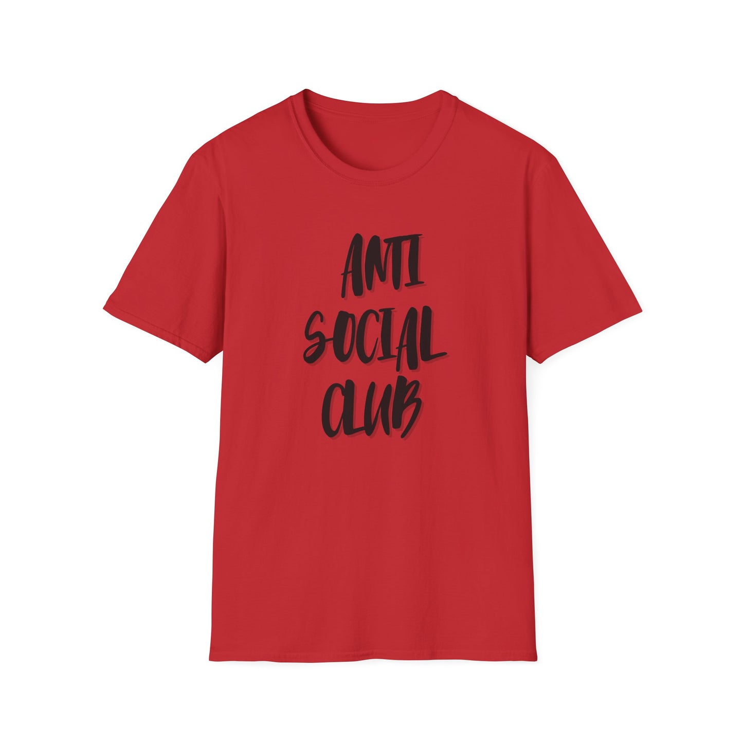 Anti Social Club-T-shirt-red