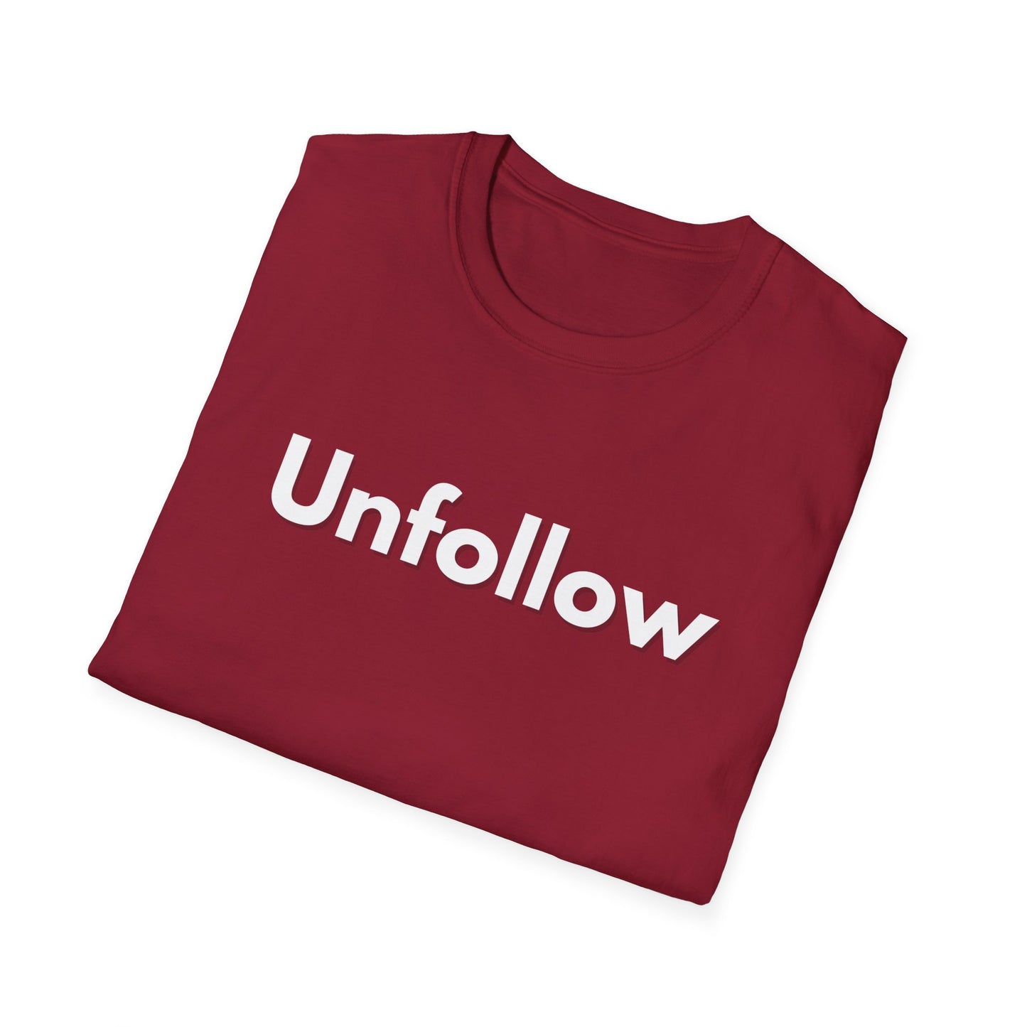 Unfollow Unisex T-Shirt | Trendy Casual Wear for Introverts