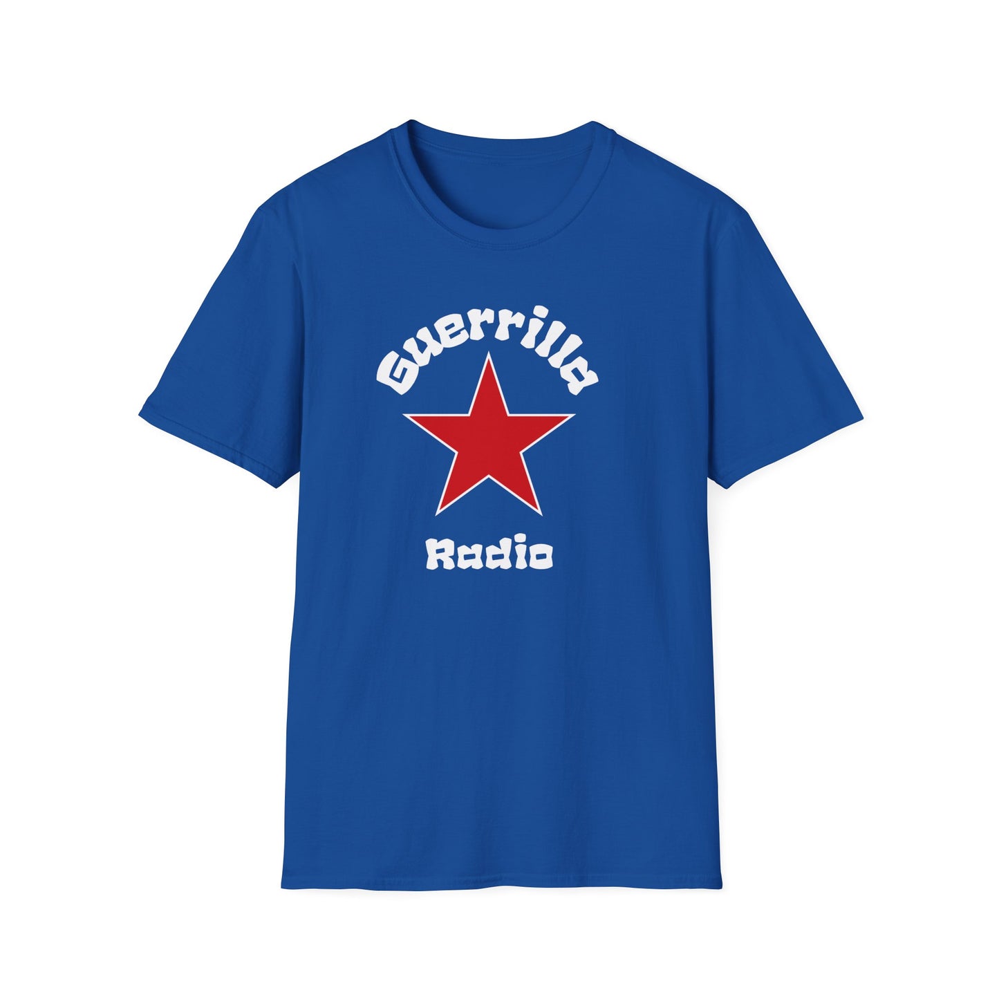 Guerrilla radio star T-shirt-blue