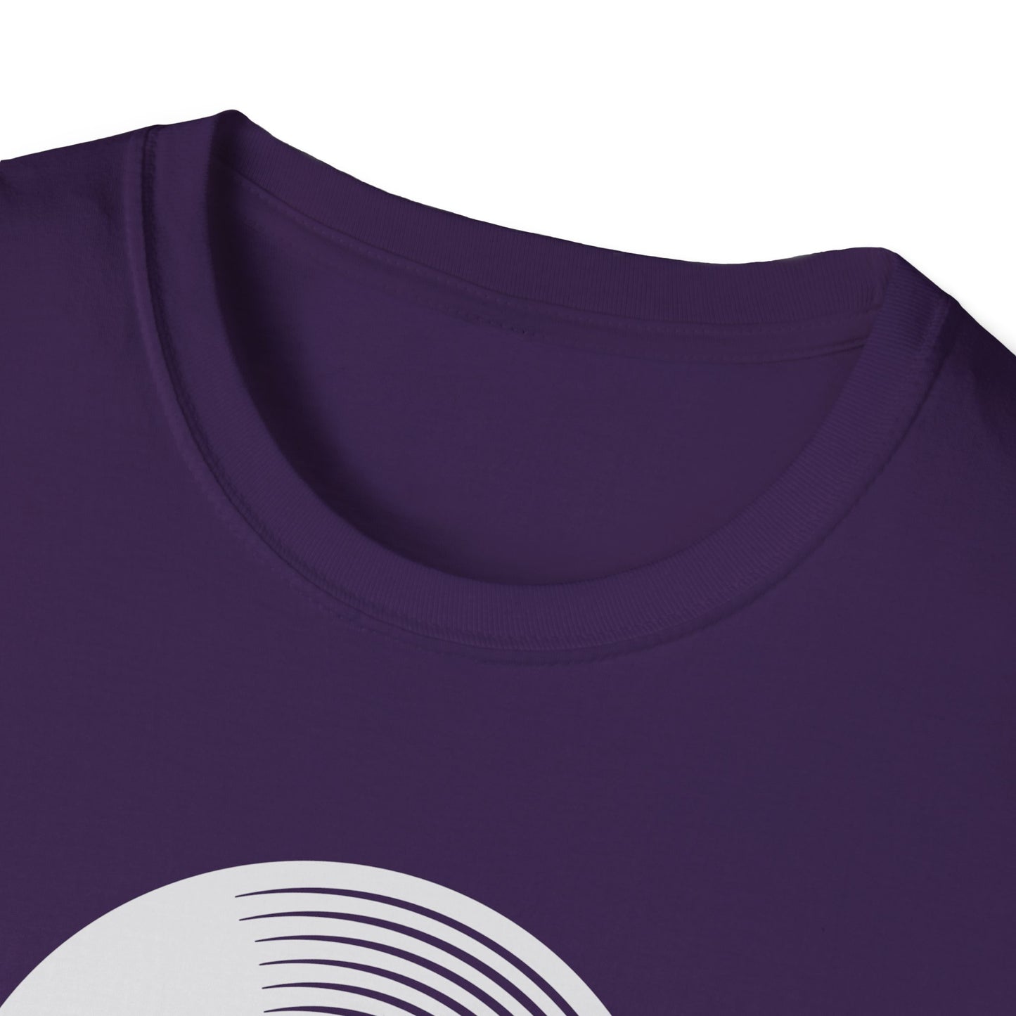 Spin The Black Circle Unisex Softstyle T-Shirt - Graphic Tee for Vinyl Enthusiasts