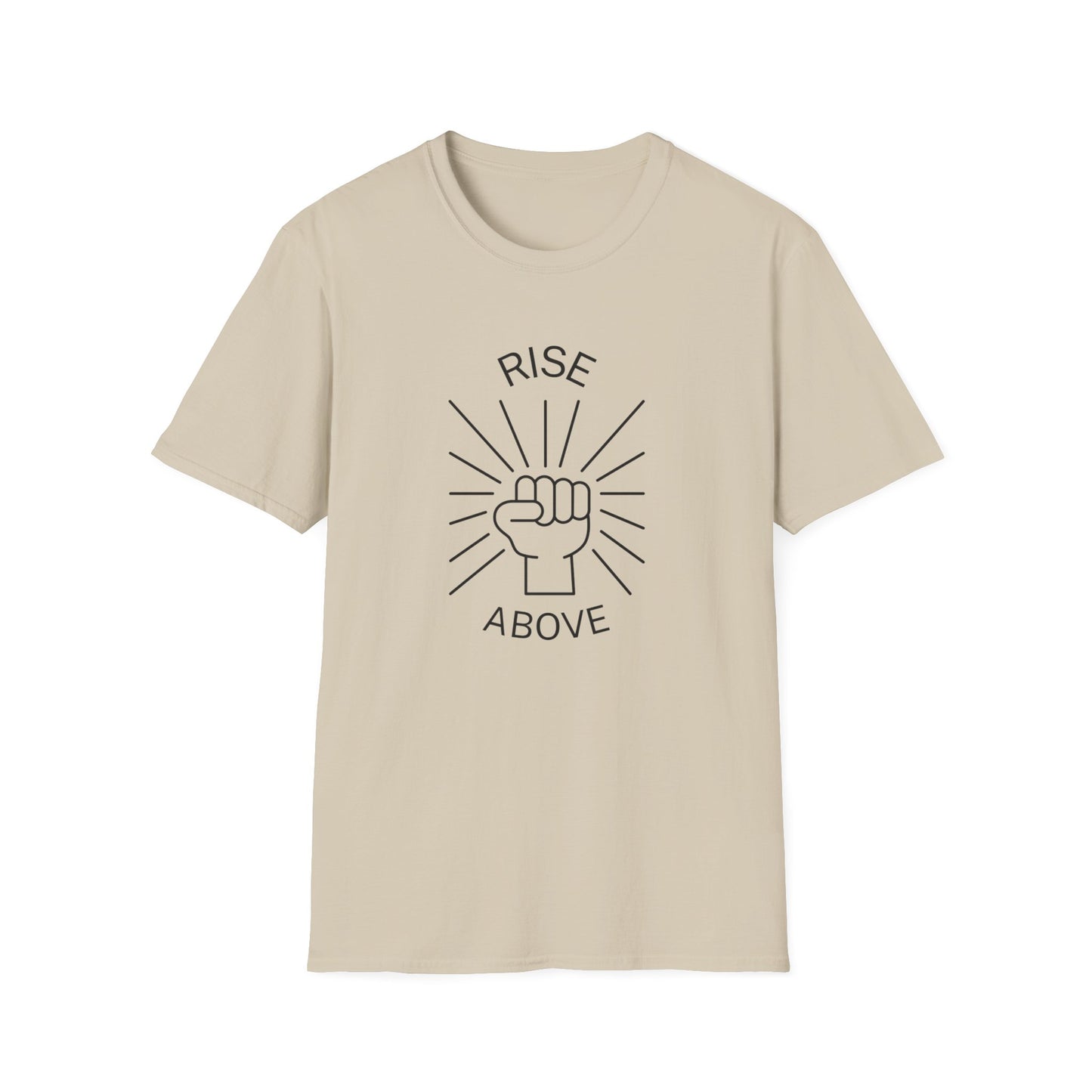 rise above-T-shirt-beige