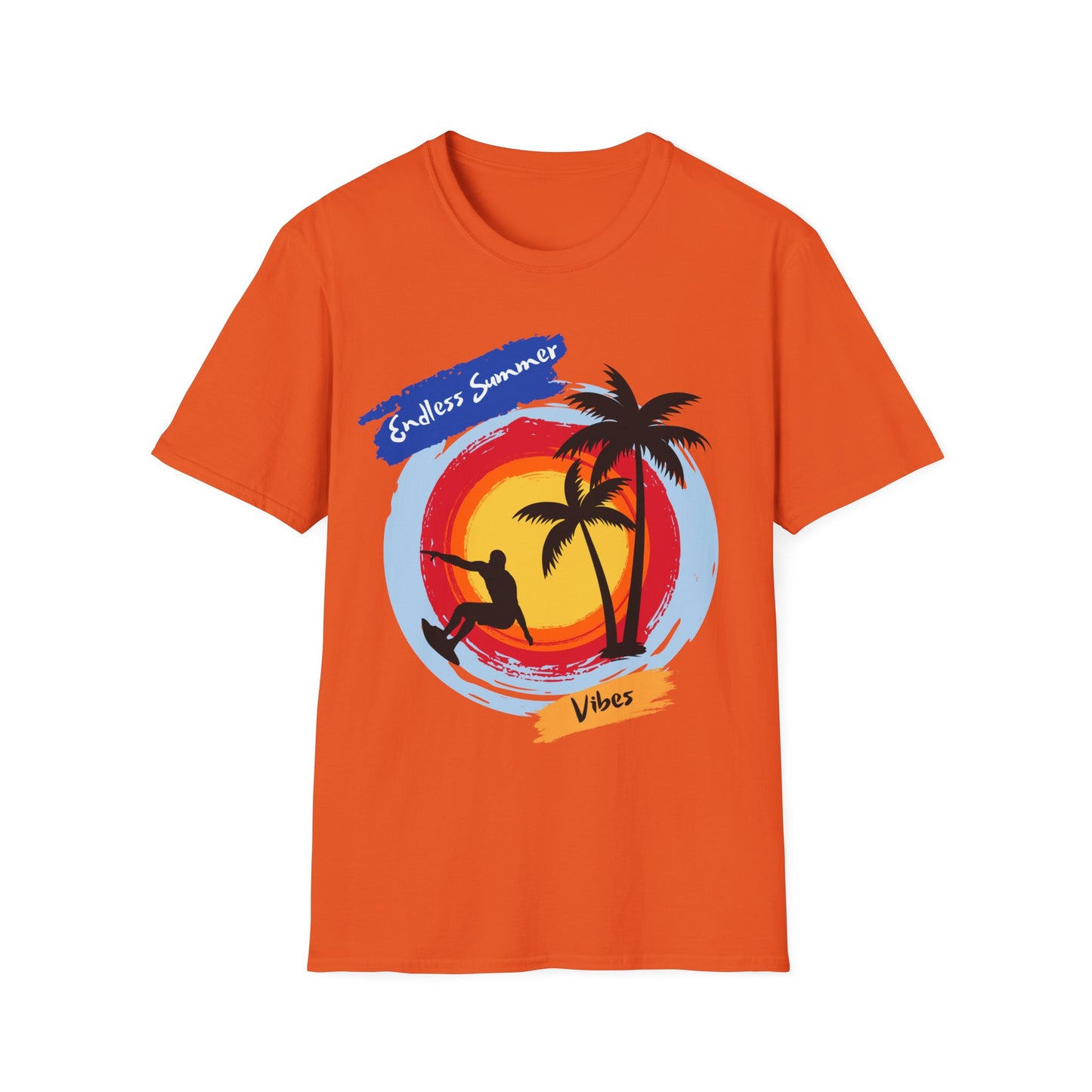 endless summer surf T-shirt-orange