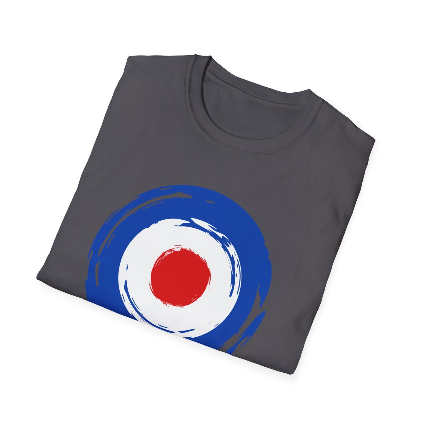Mod Retro Target Graphic Unisex Softstyle T-Shirt - Design for the Mod Music lover
