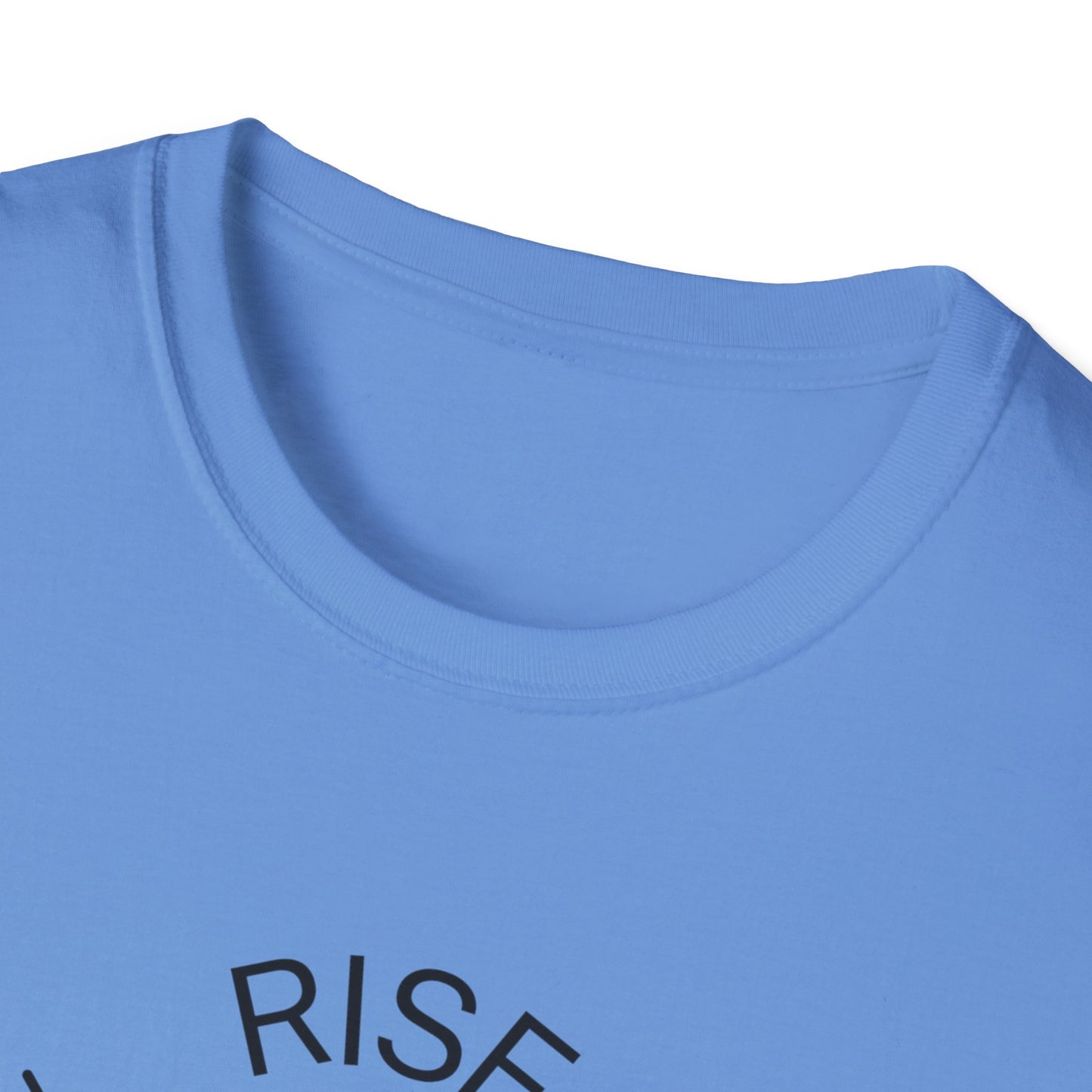 Rise Above Unisex Softstyle T-Shirt - Empowering Graphic Tee