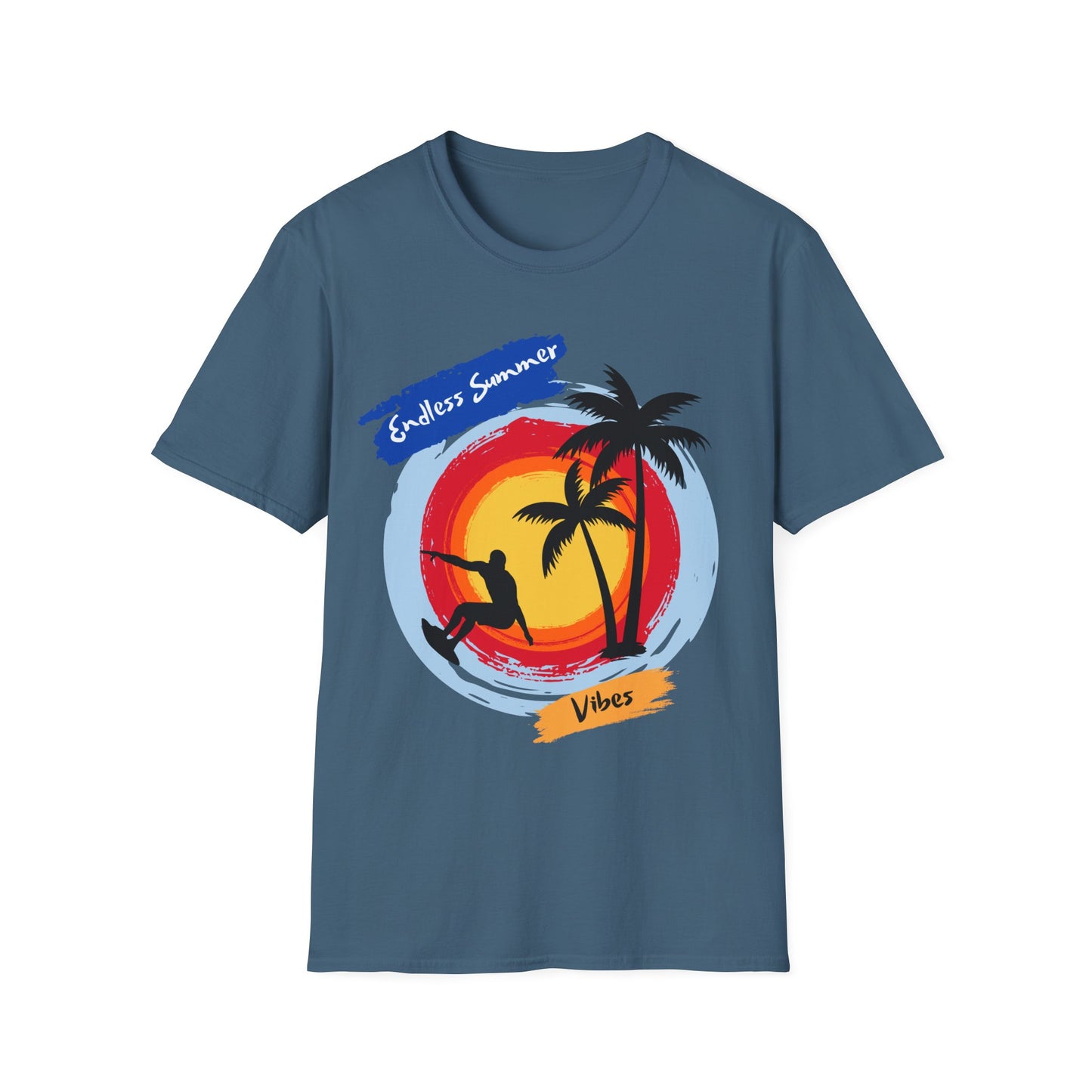 endless summer surf T-shirt-blue