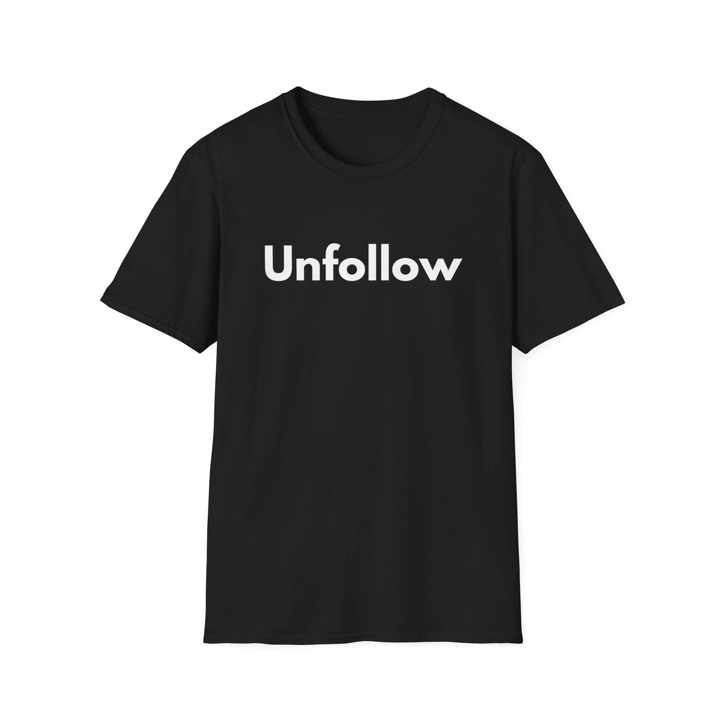 Unfollow-introvert-Tshirt-black