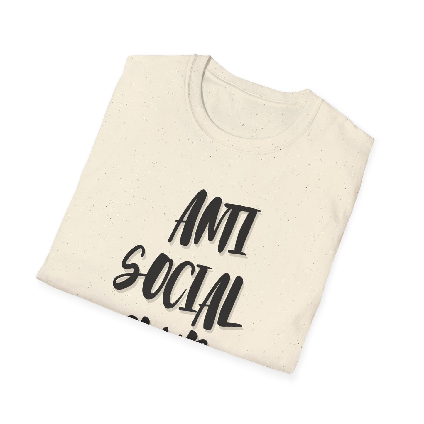 Anti Social Club Unisex T-Shirt | Trendy Casual Wear for Introverts