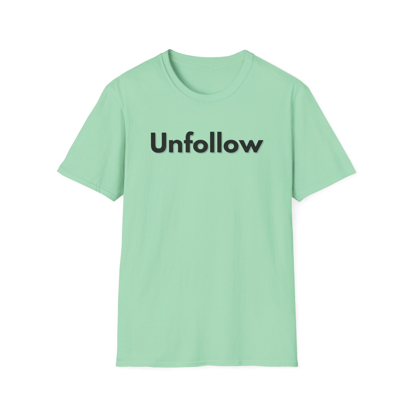 Unfollow-introvert-Tshirt-mint green