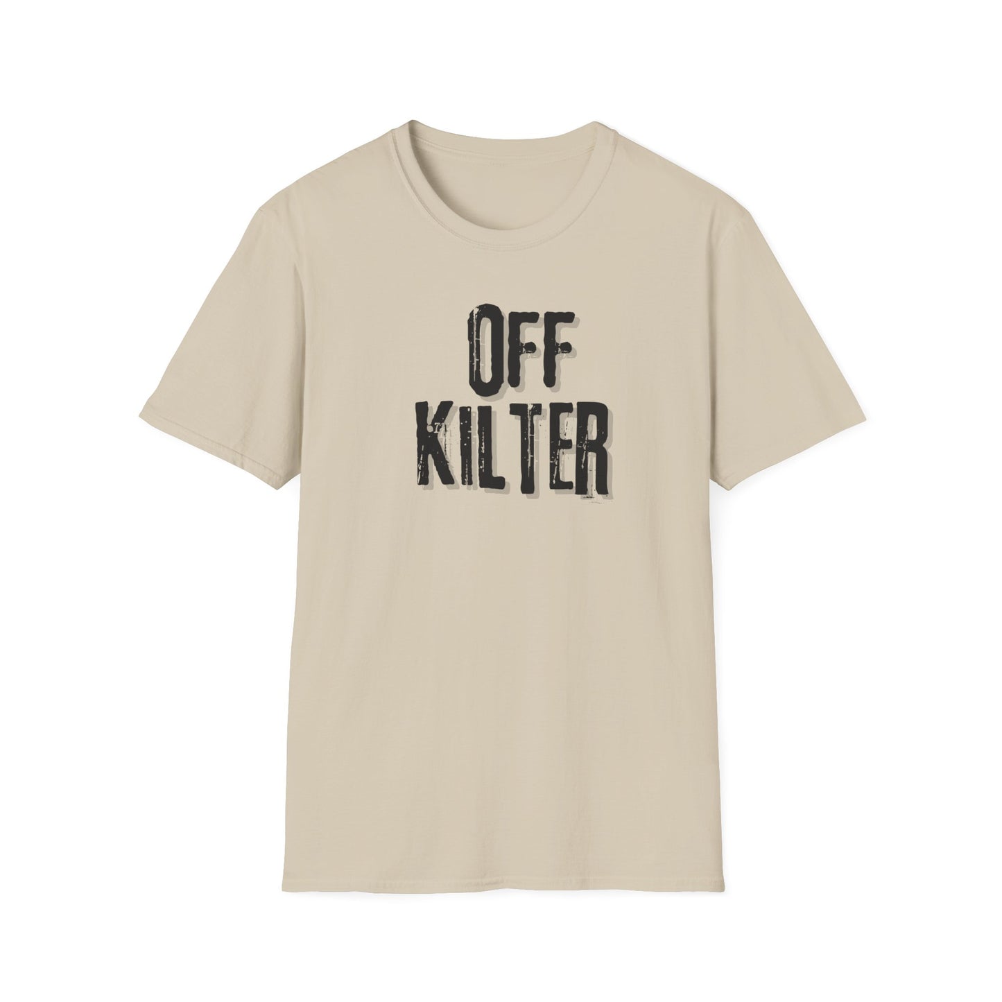 off kilter casual T-shirt