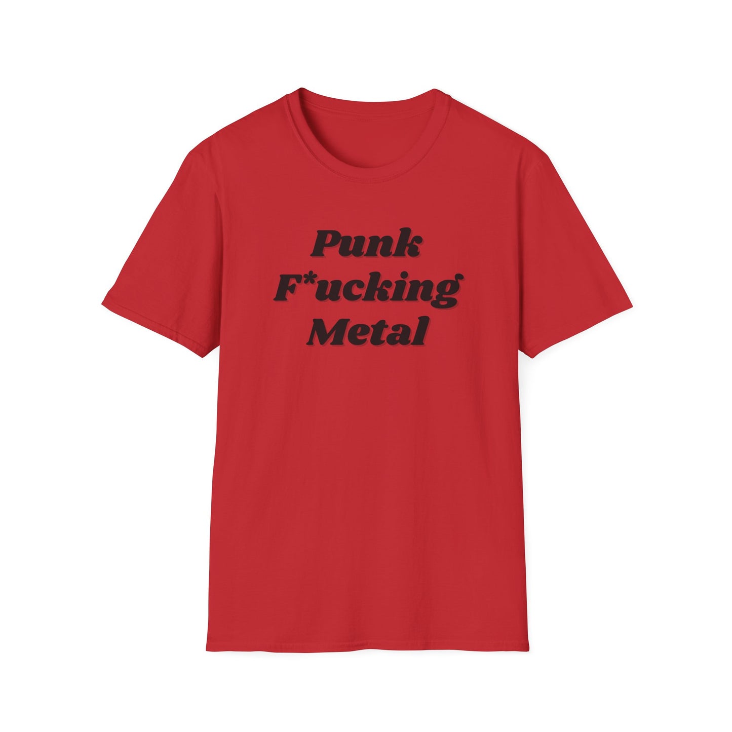 Punk F*cking Metal T-Shirt-red