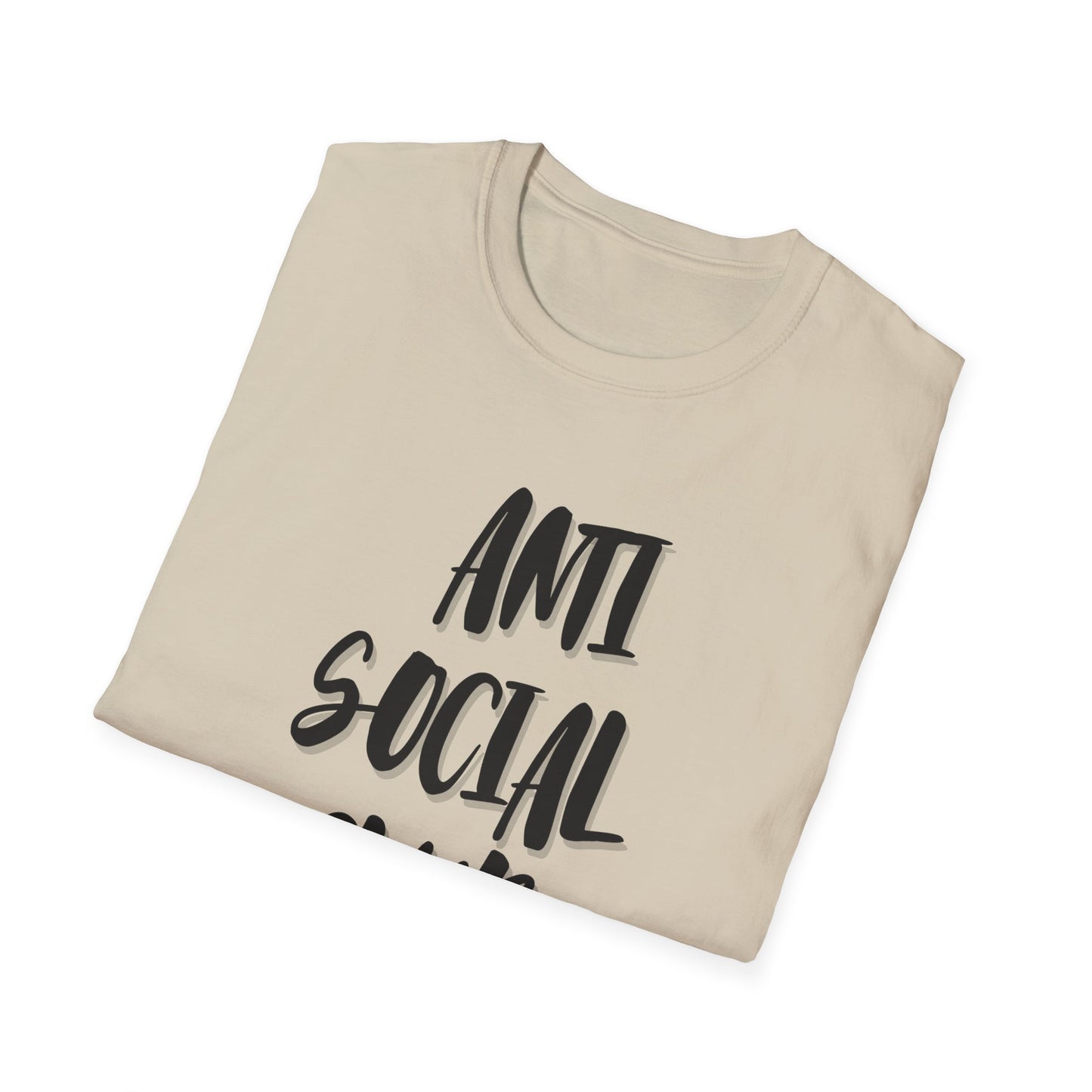 Anti Social Club Unisex T-Shirt | Trendy Casual Wear for Introverts
