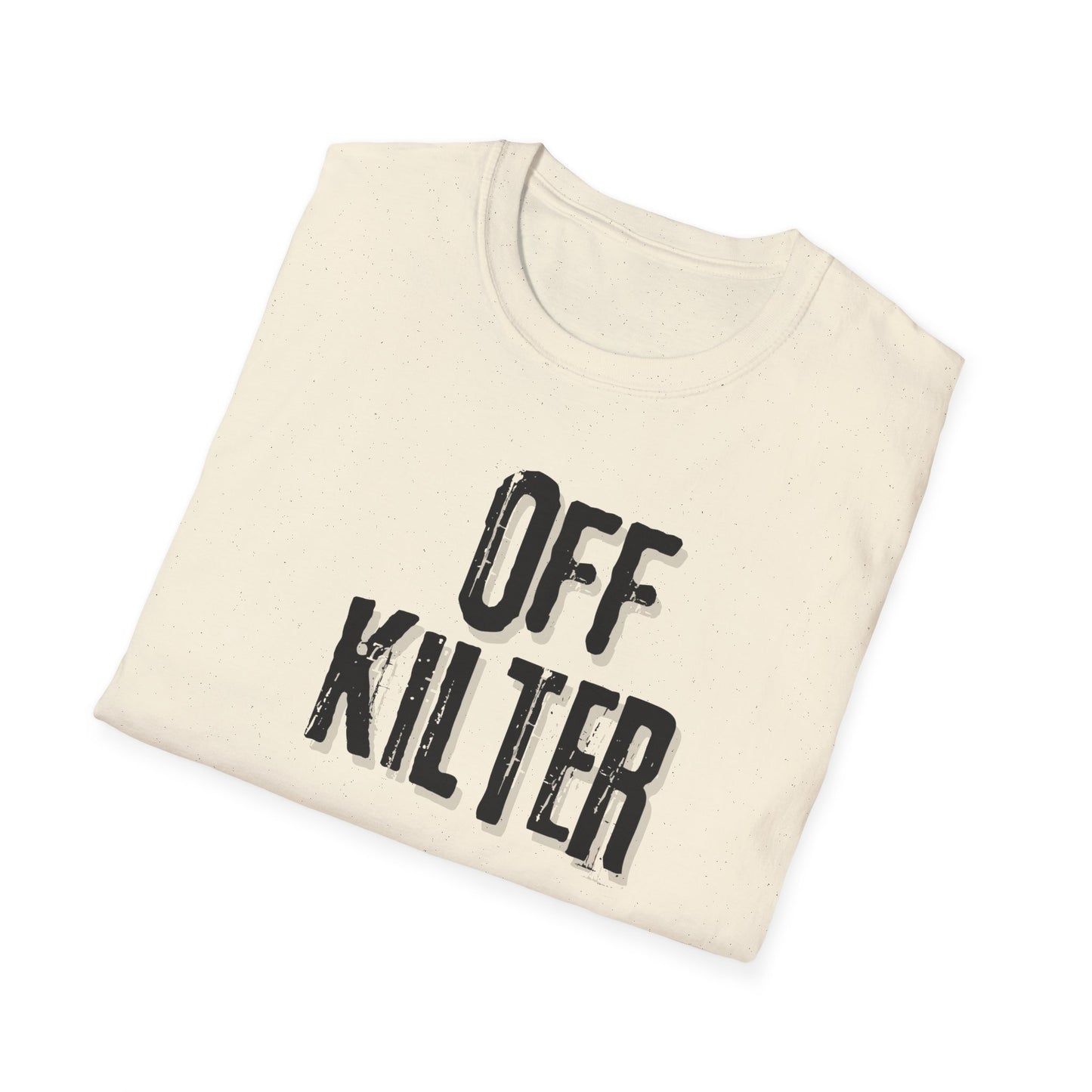 Off Kilter Unisex Softstyle T-Shirt - "Off Kilter" Graphic Tee for Casual Wear