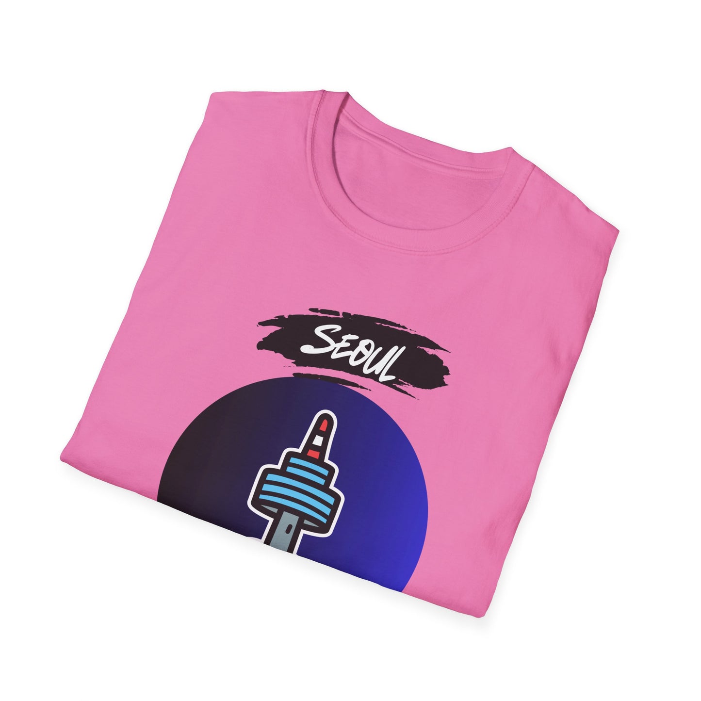 Seoul Vibes Unisex Softstyle T-Shirt - Trendy Graphic Tee for Urban Explorers