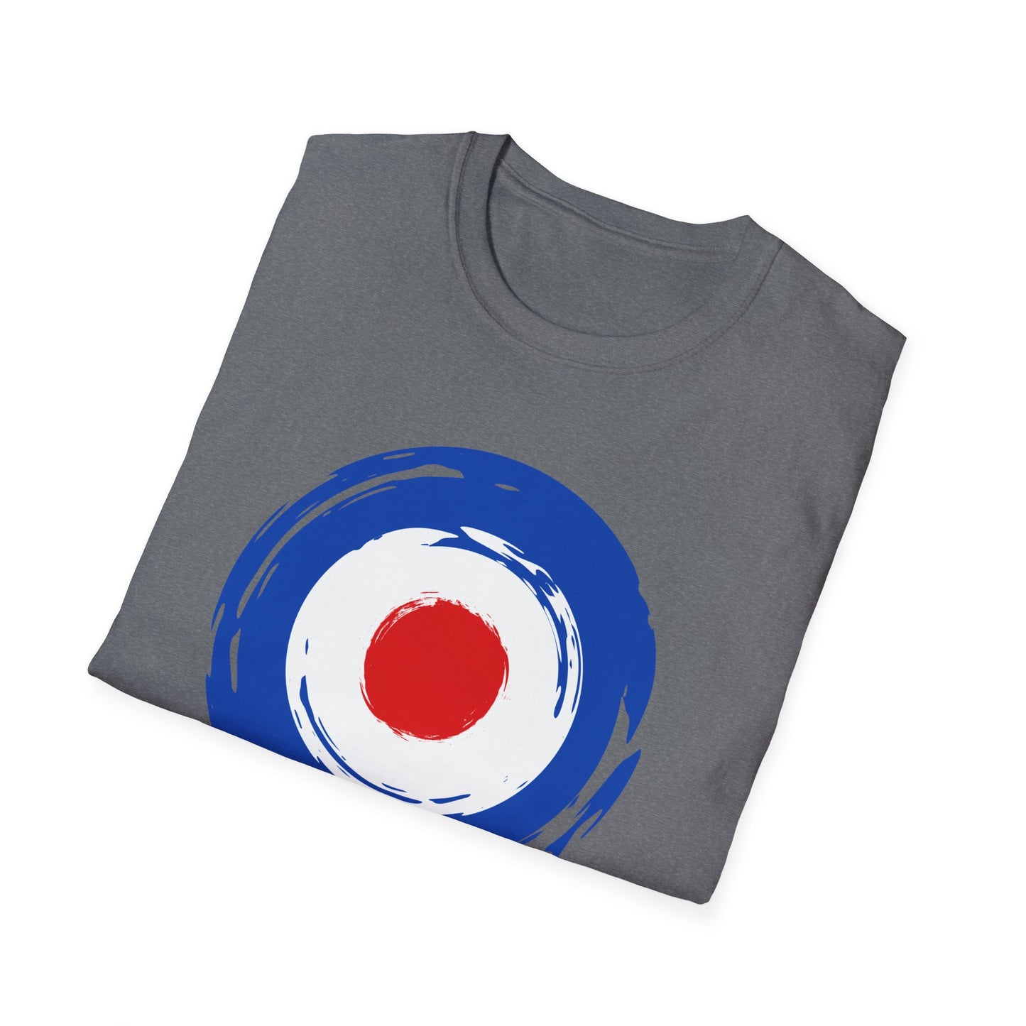 Mod Retro Target Graphic Unisex Softstyle T-Shirt - Design for the Mod Music lover