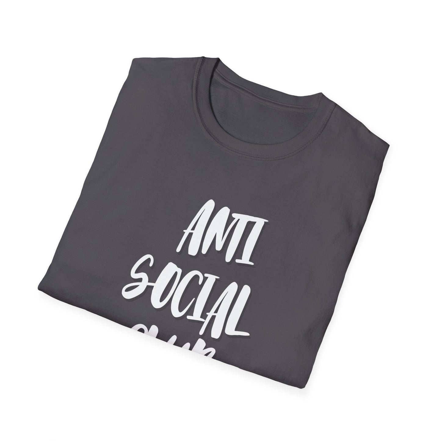 Anti Social Club Unisex T-Shirt | Trendy Casual Wear for Introverts