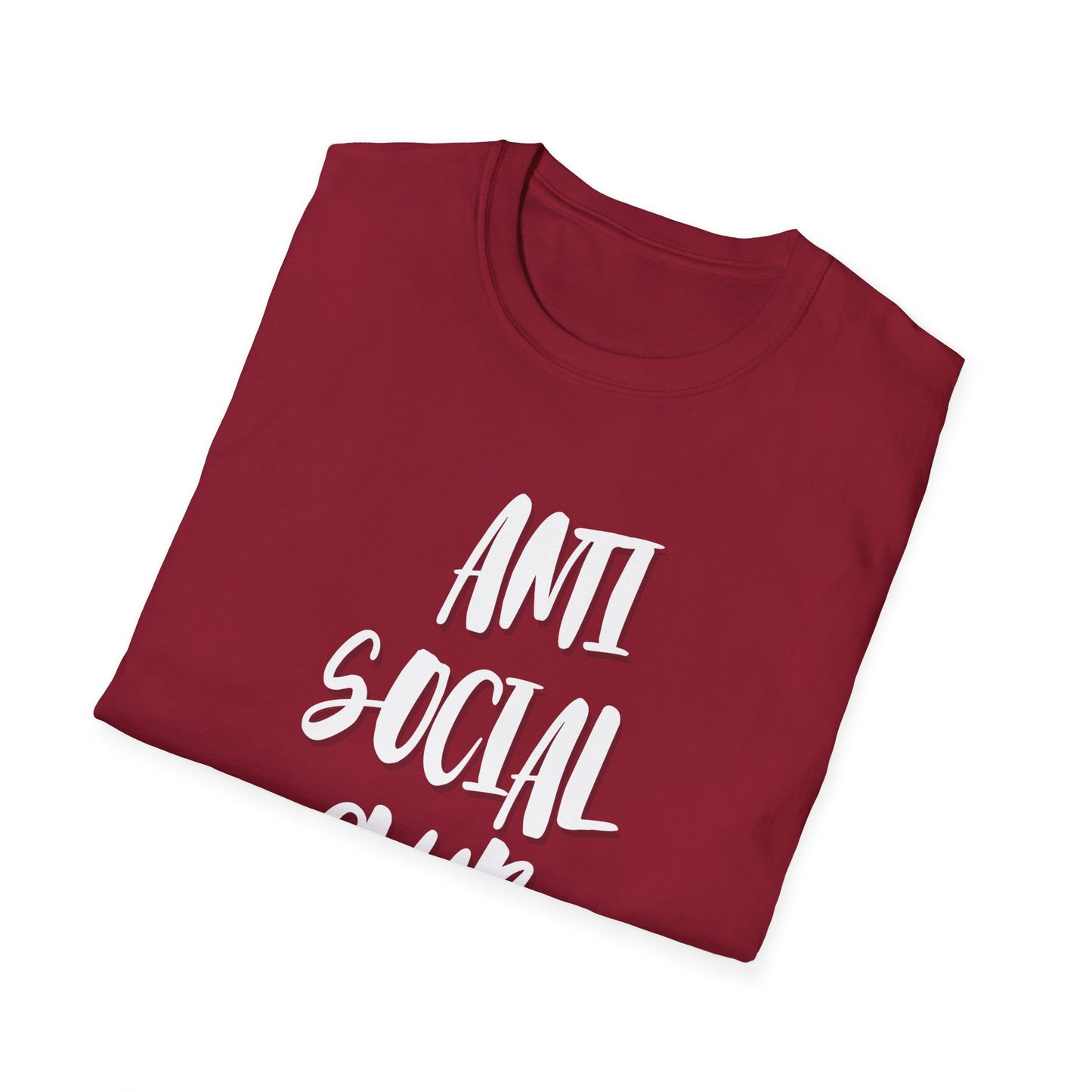 Anti Social Club Unisex T-Shirt | Trendy Casual Wear for Introverts