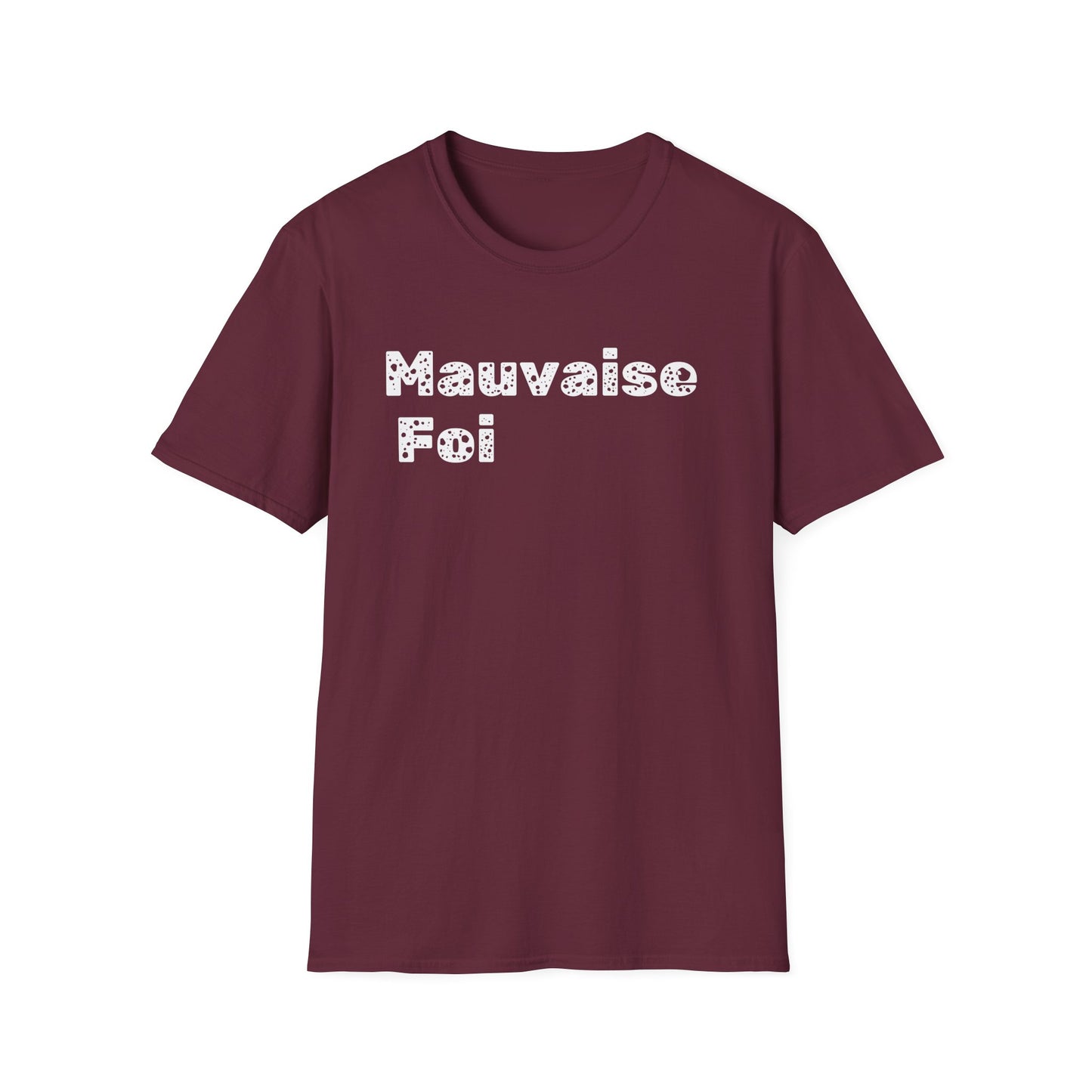 mauvaiso-T-shirt-dark red