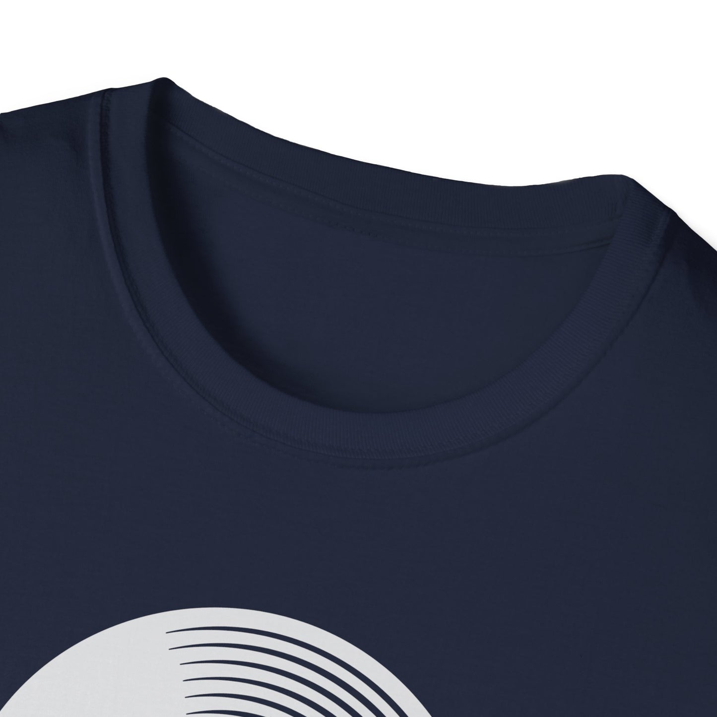 Spin The Black Circle Unisex Softstyle T-Shirt - Graphic Tee for Vinyl Enthusiasts