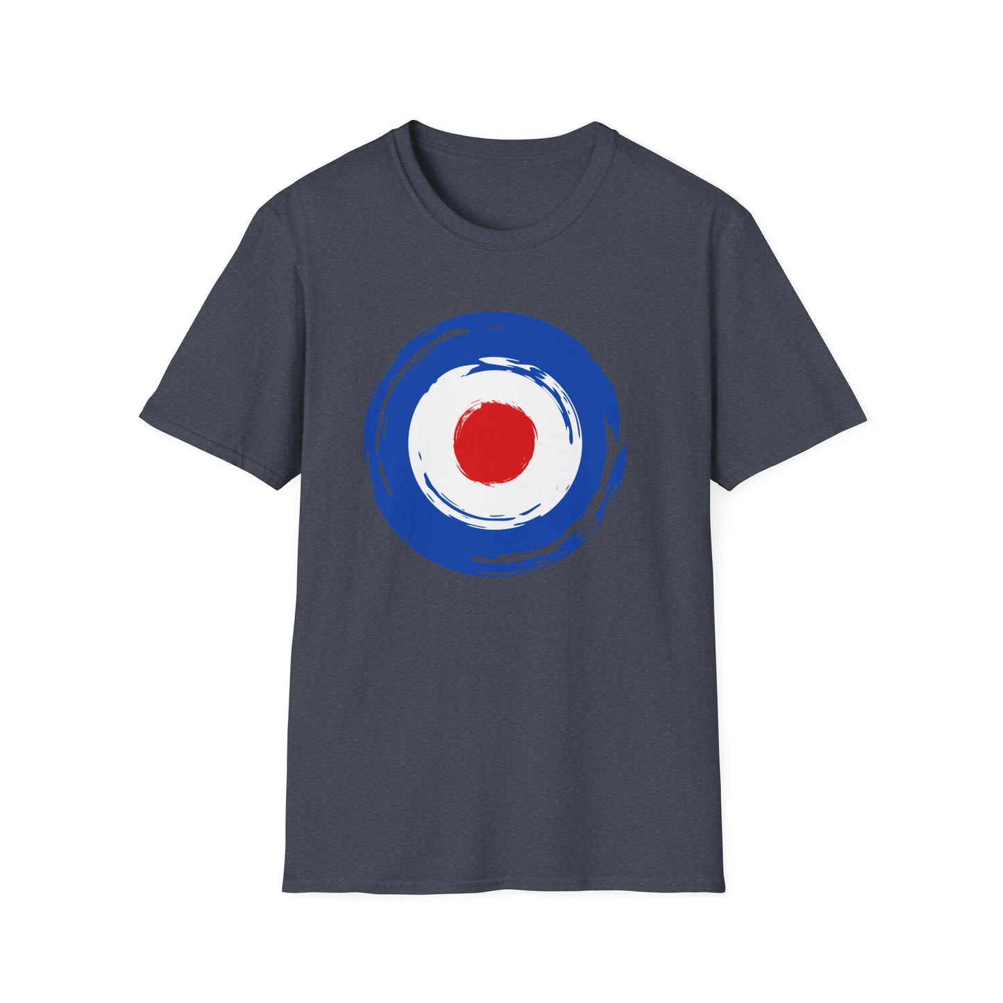 Mod Retro Target Graphic Unisex Softstyle T-Shirt - Design for the Mod Music lover