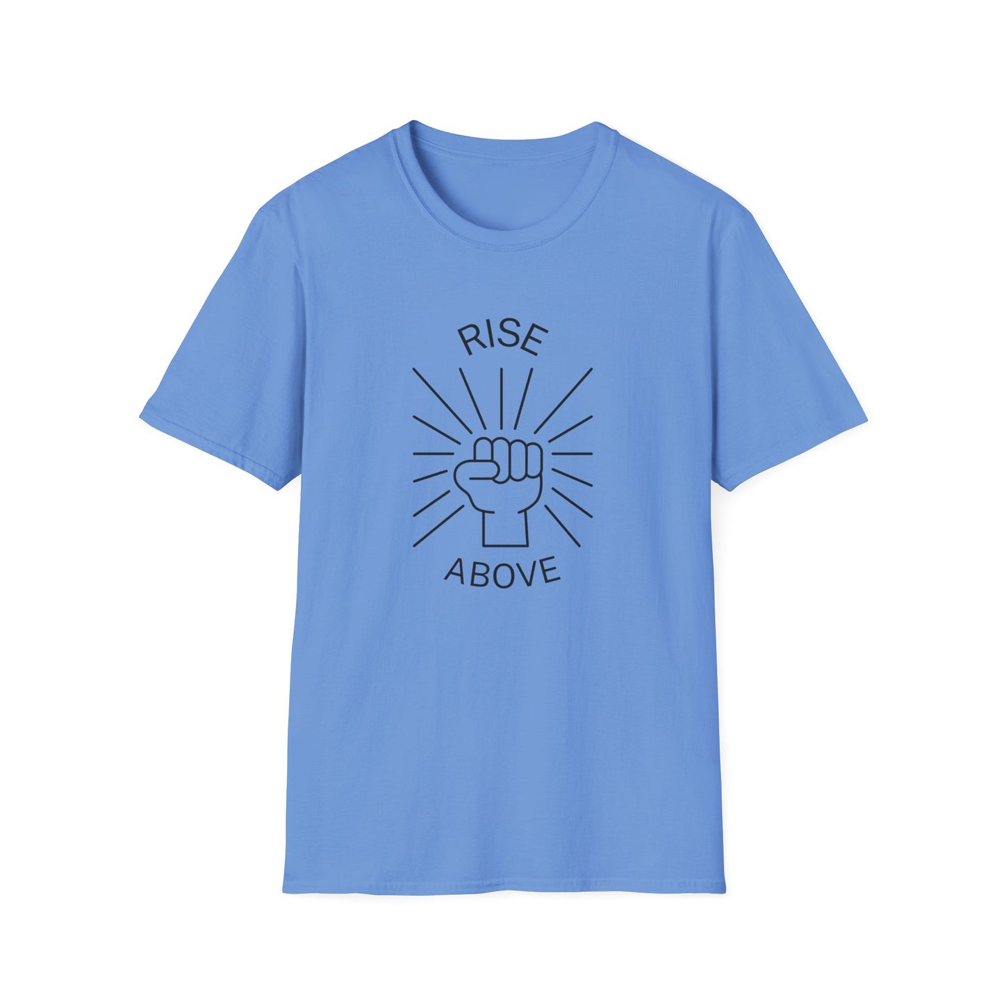 rise above-T-shirt-blue