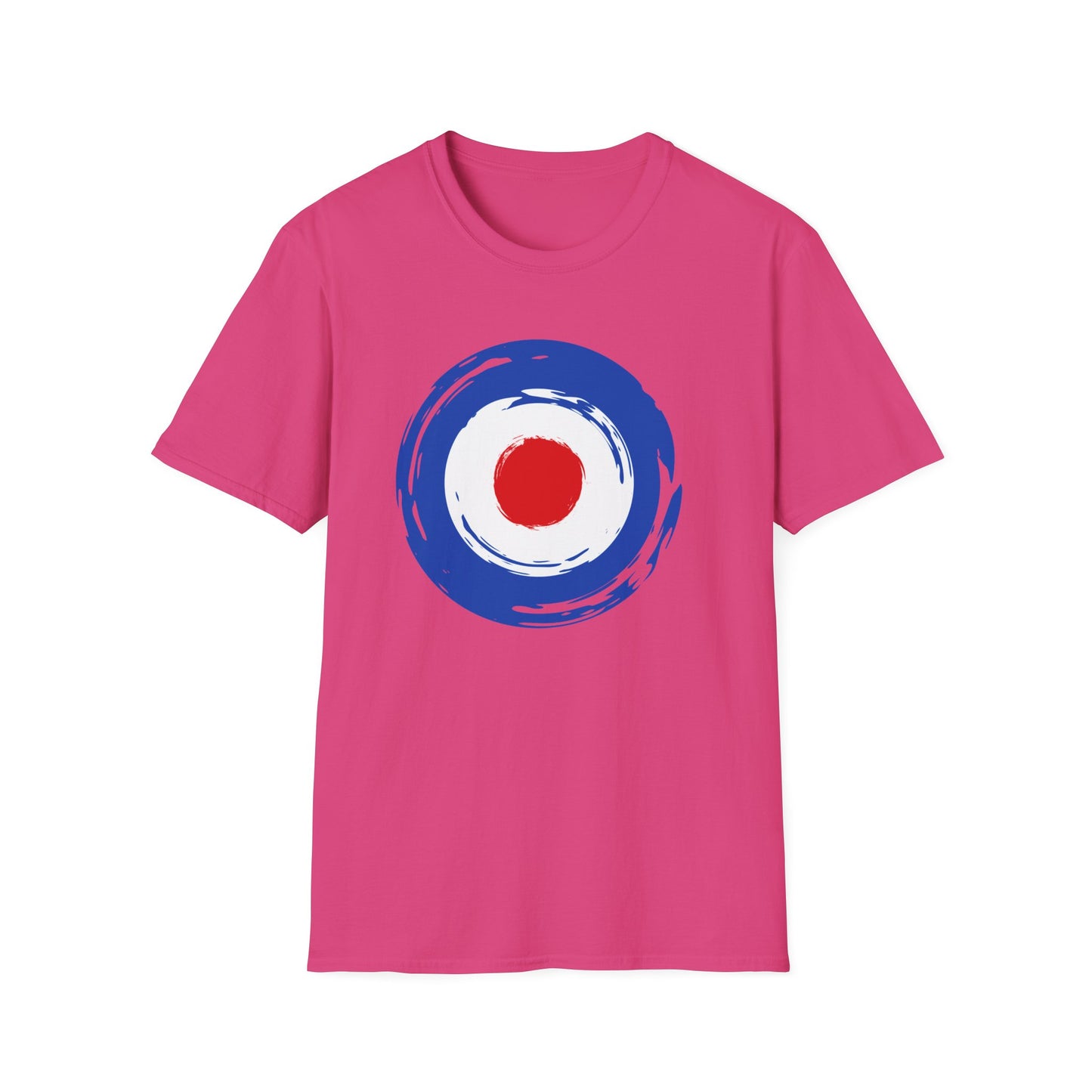 Mod Retro Target Graphic Unisex Softstyle T-Shirt - Design for the Mod Music lover