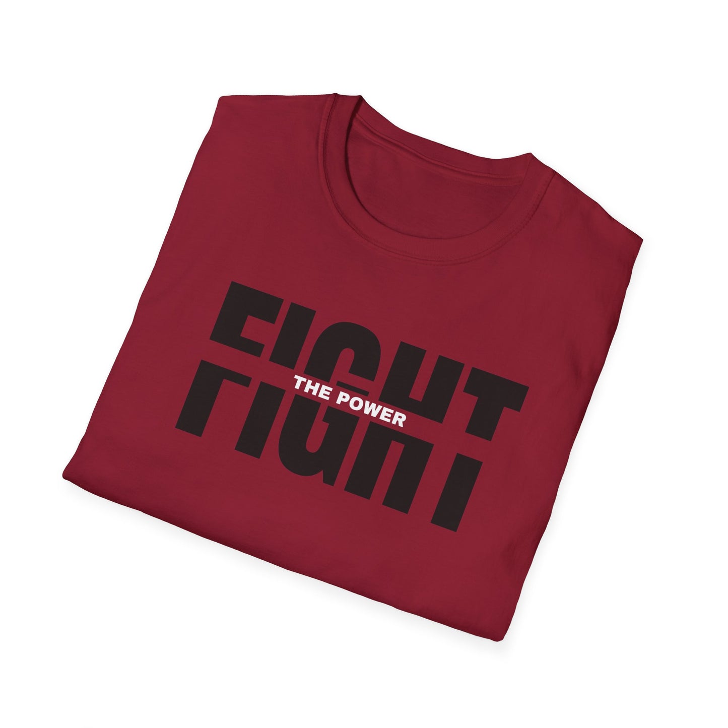 Fight the Power Unisex Softstyle T-Shirt - Empowering Statement Tee