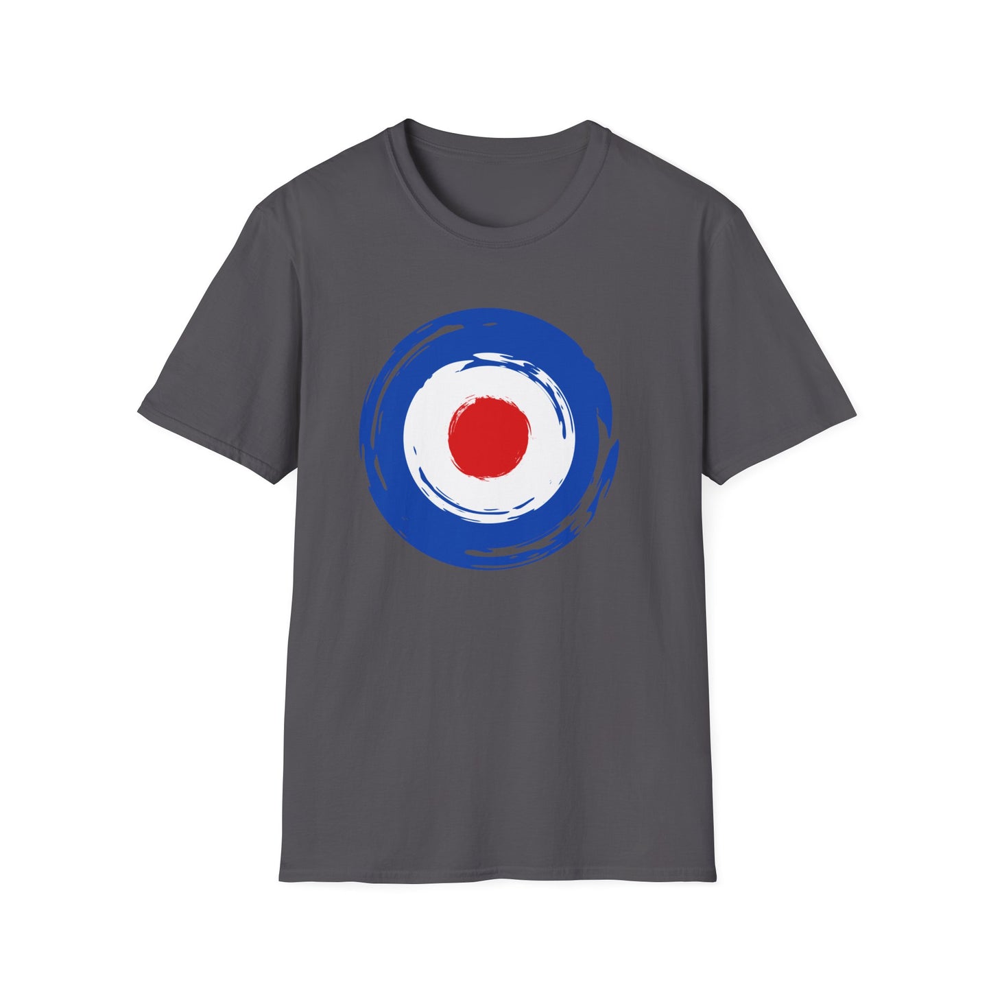 Mod Retro Target Graphic Unisex Softstyle T-Shirt - Design for the Mod Music lover