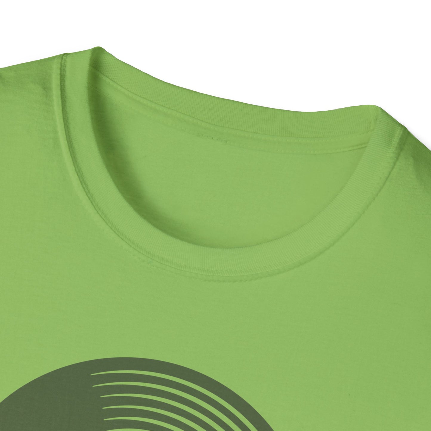 Spin The Black Circle Unisex Softstyle T-Shirt - Graphic Tee for Vinyl Enthusiasts